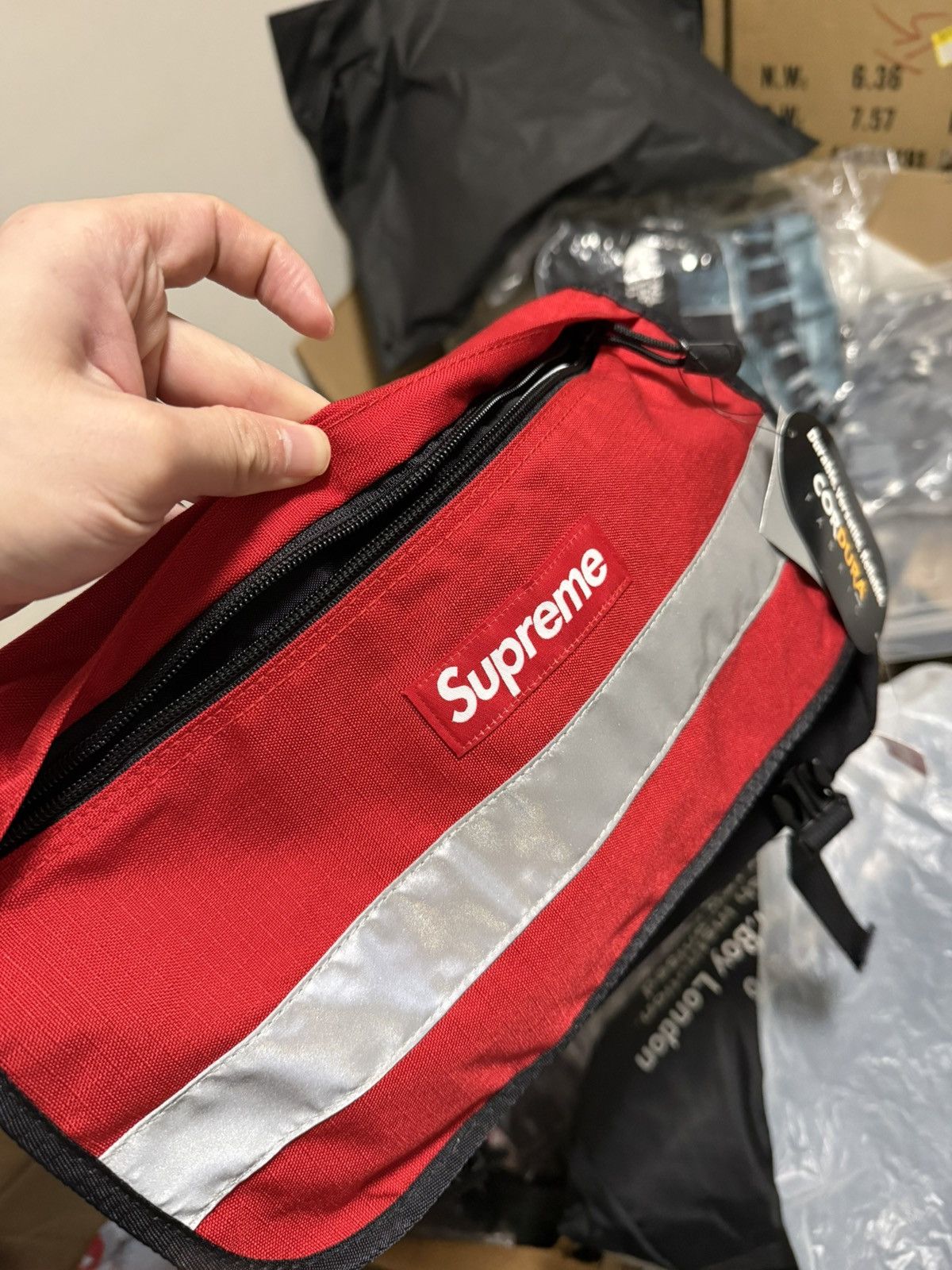 Supreme Supreme ss13 3m stripe shoulder message bag Size ONE SIZE - 6 Thumbnail