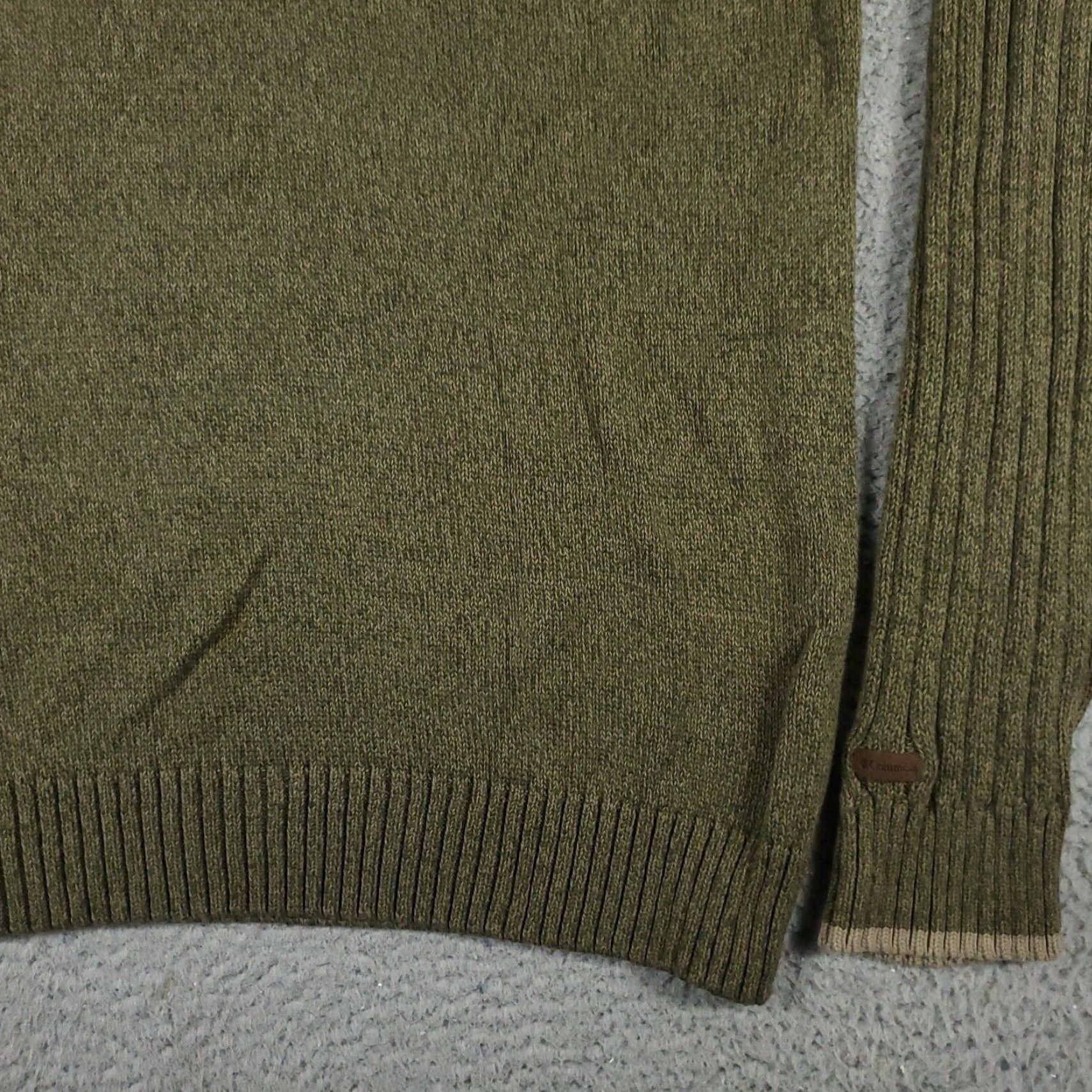 Vintage Columbia Pullover Sweater Mens XL Beige Crew Neck Knit Casual Size US XL / EU 56 / 4 - 4 Thumbnail