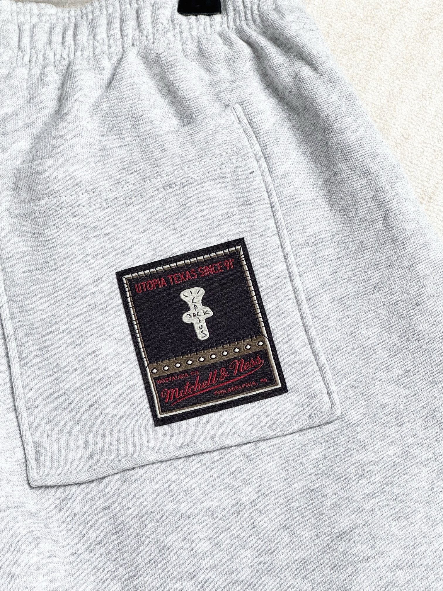 Mitchell & Ness × Travis Scott Oklahoma Sooners Classic Sweatpants Size US 32 / EU 48 - 4 Thumbnail