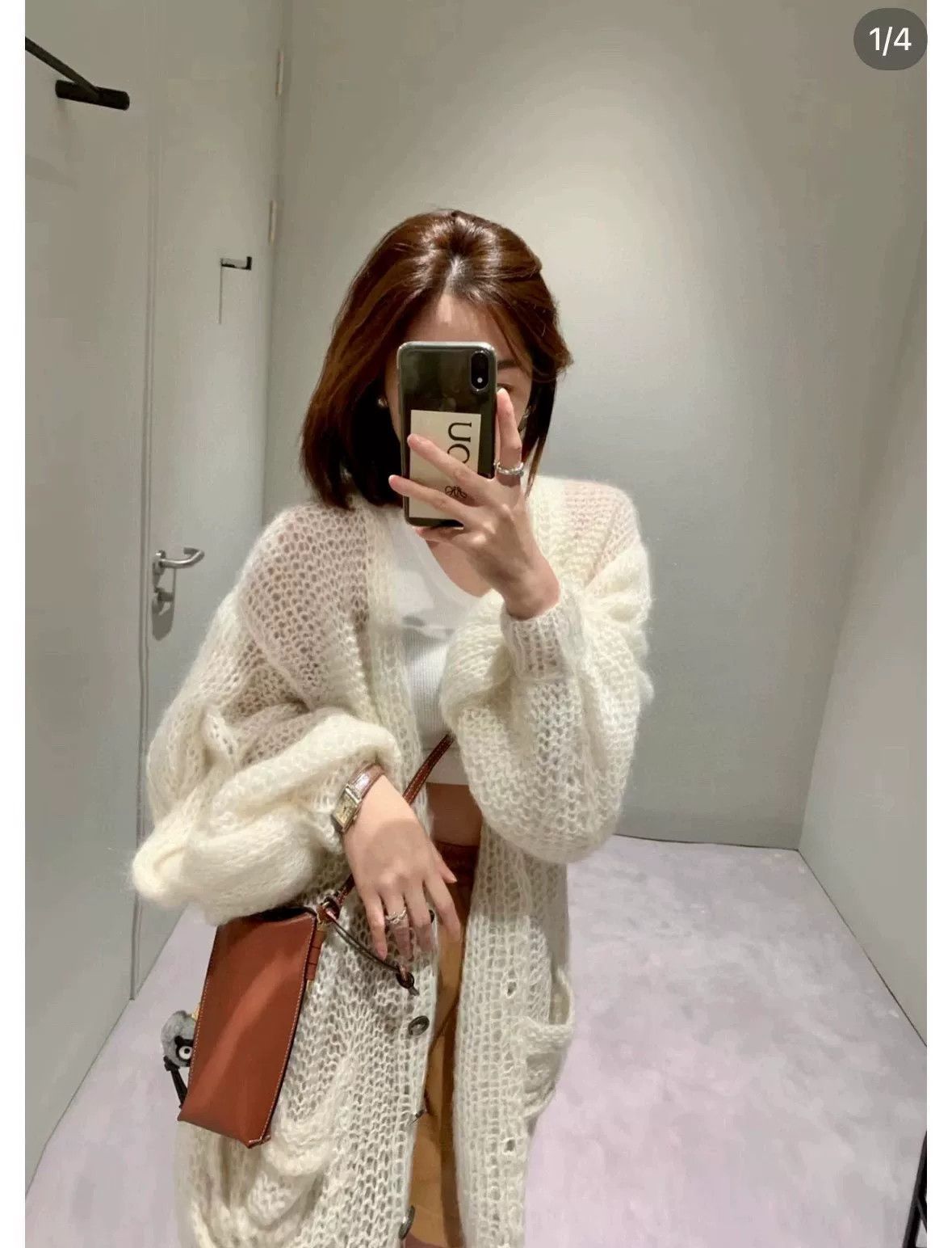 Loewe Loewe Mohair Cardigan S Size Size US S / EU 44-46 / 1 - 1 Thumbnail