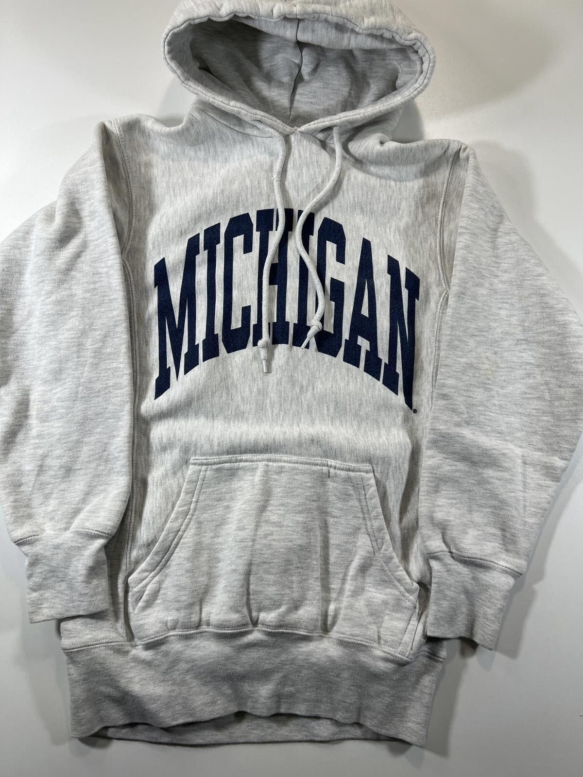 Unknown London Grey Michigan Hooded Sweatshirt with Front Pocket Size US S / EU 44-46 / 1 - 1 Thumbnail