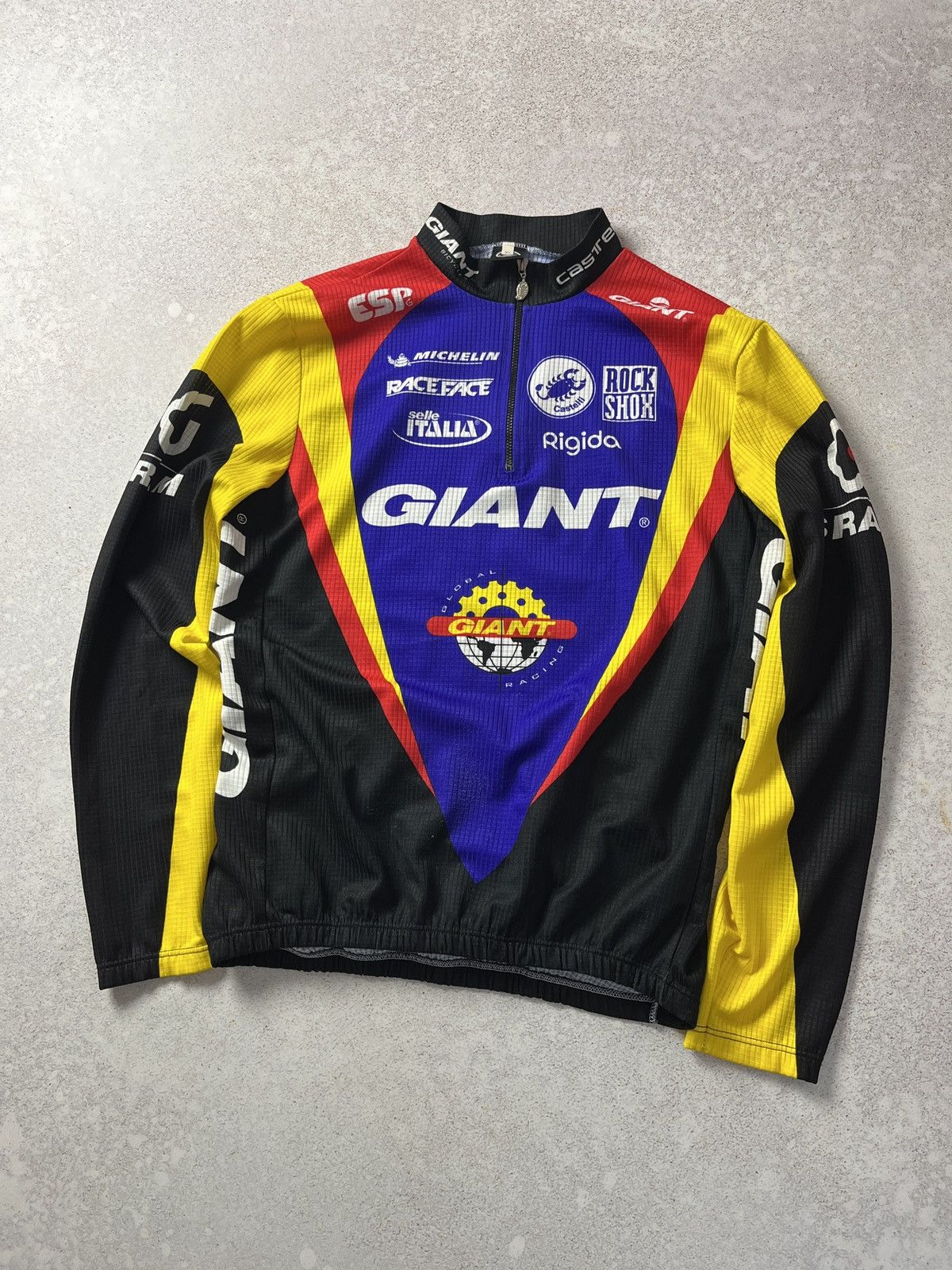 Other Castelli Cycling Jersey Rock Shox Team Giant Bike 1/4 zip Size US XL / EU 56 / 4 - 1 Thumbnail
