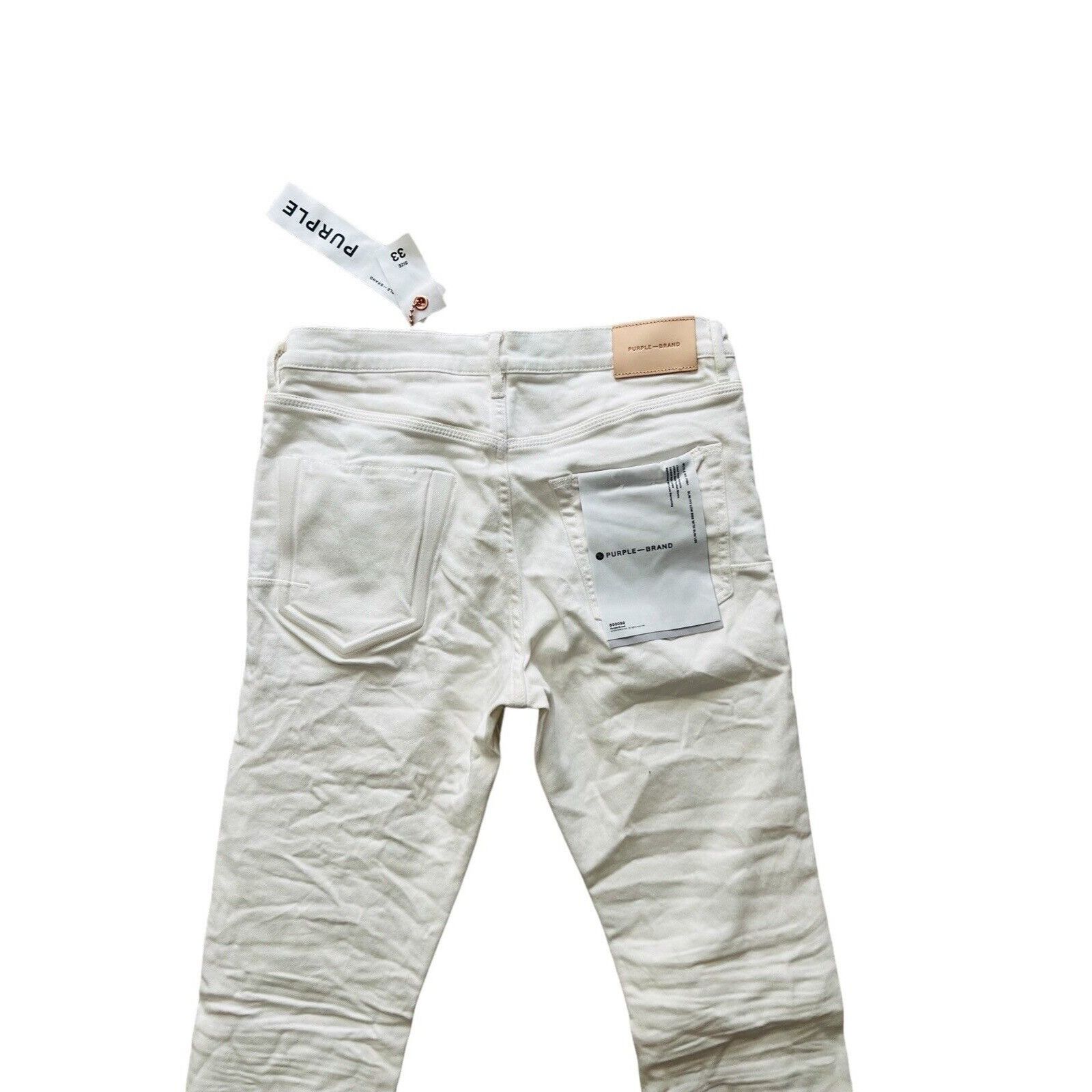 Purple Brand Purple Brand Jeans Mens Slim Fit White P001 $265 Size 33/32 Size US 33 - 5 Thumbnail