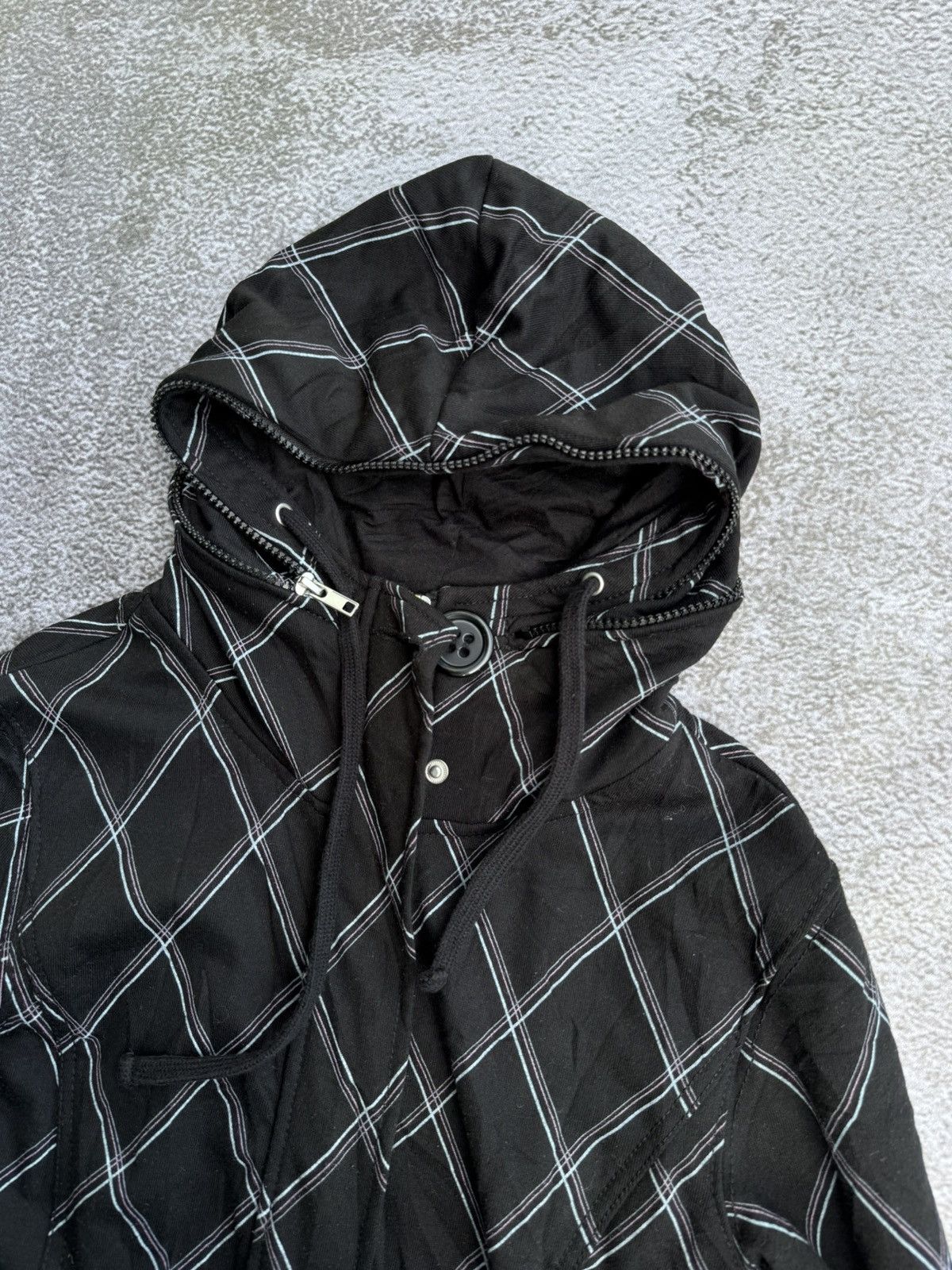 Japanese Brand Fishbone bono hoodie jacket style Ifsixwasnine lgb Size US S / EU 44-46 / 1 - 7 Thumbnail