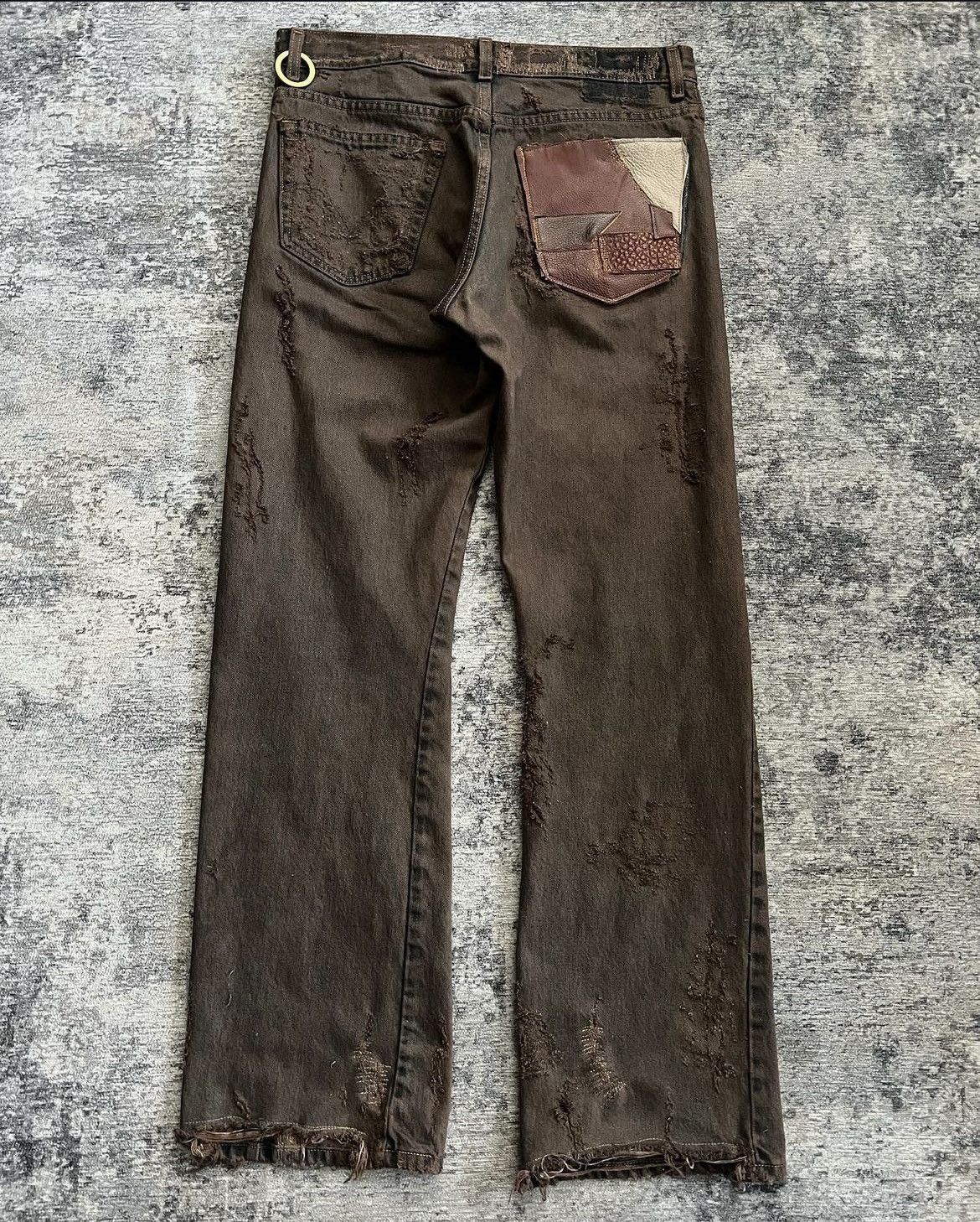 Japanese Brand × Vintage Cracstudio 1of1 custom denim Size US 34 / EU 50 - 2 Thumbnail