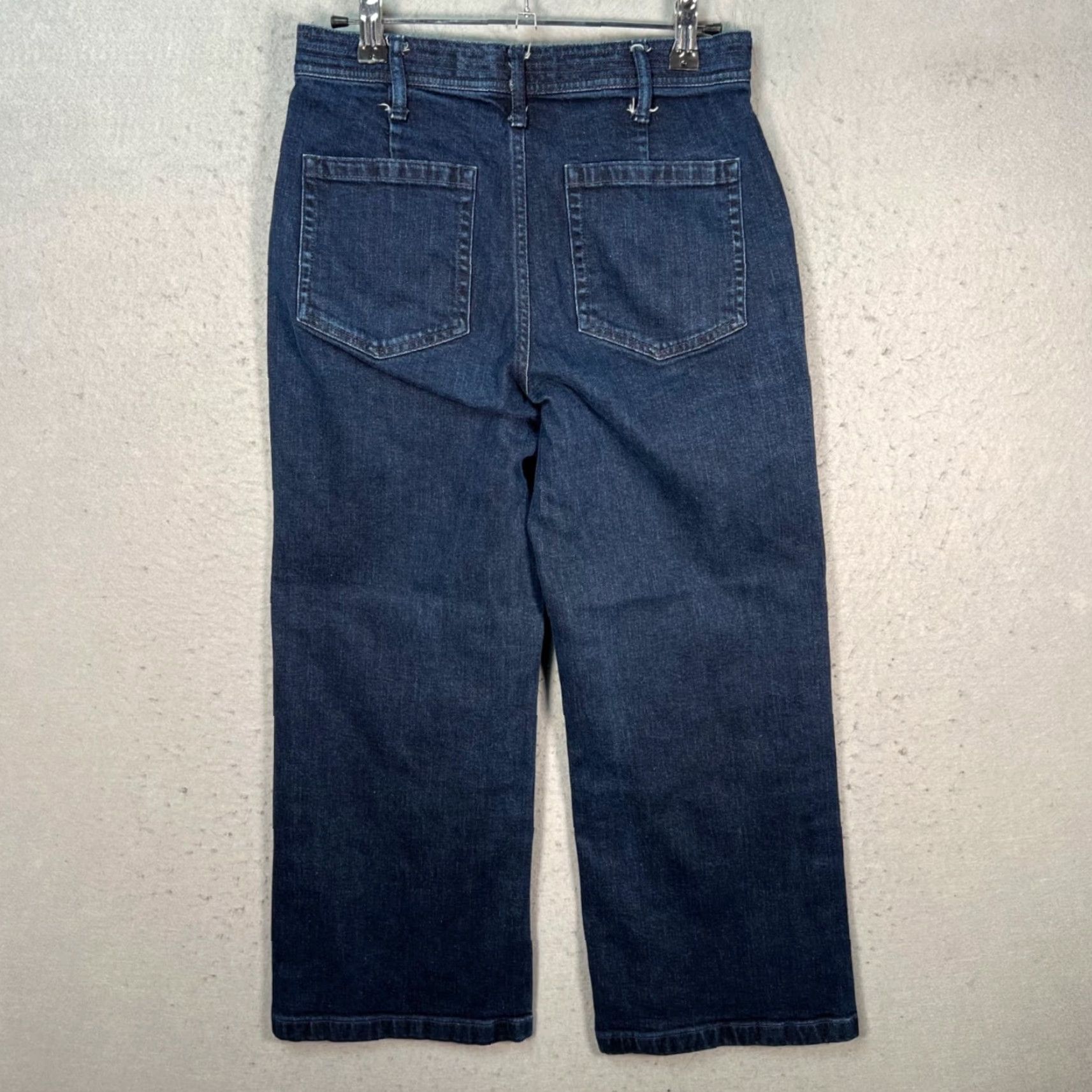 Gap **Womens Gap 1969 Size 26R Dark Wash Denim High Rise Wide Leg Jeans** User: **Gap 1969 Womens Size 26R Dark Wash Denim High Rise Wide Leg Jeans** Size 26" / US 2 / IT 38 - 2 Thumbnail