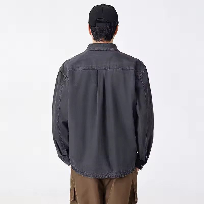 Vintage Washed Vintage Retro Streetwear Long Sleeve Shirt Jacket Size US M / EU 48-50 / 2 - 8 Thumbnail