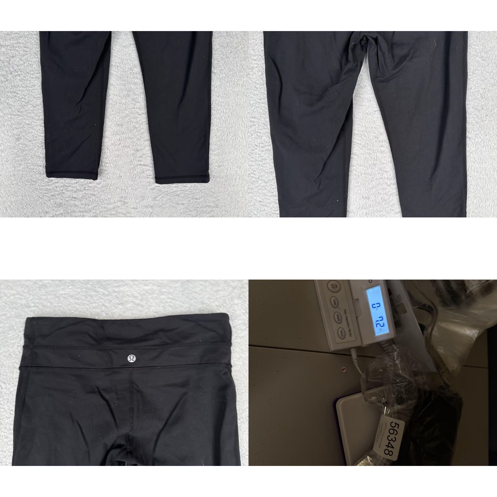 Lululemon Lululemon Leggings Womens 6 Black 20" Capri Wide Waistband Yoga Athletic Gym Shirts? Size 28" / US 6 / IT 42 - 9 Thumbnail