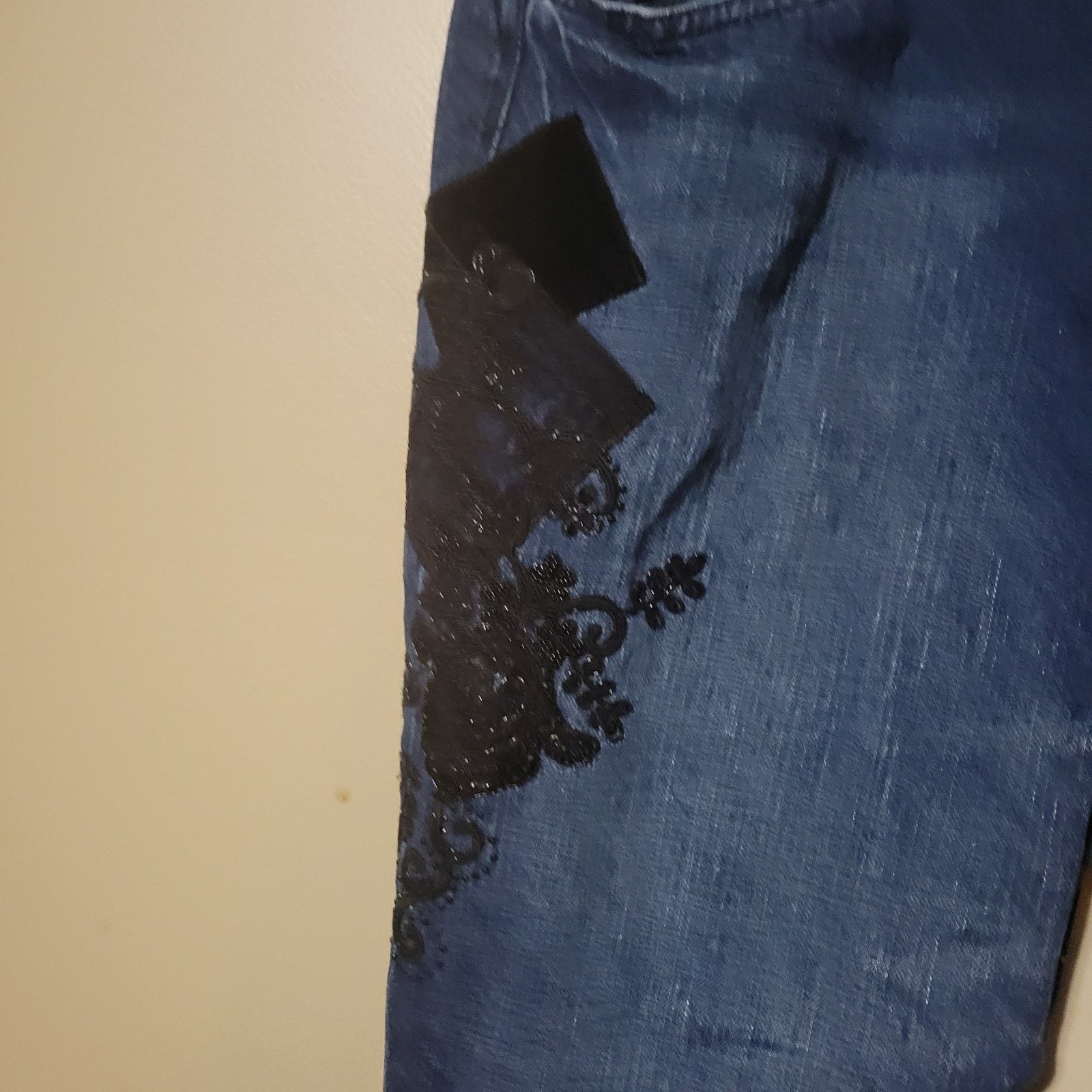 Lauren Ralph Lauren Lauren Ralph Lauren Blue Classic Straight Embezzled •12 Size 34" / US 12 / IT 48 - 8 Thumbnail