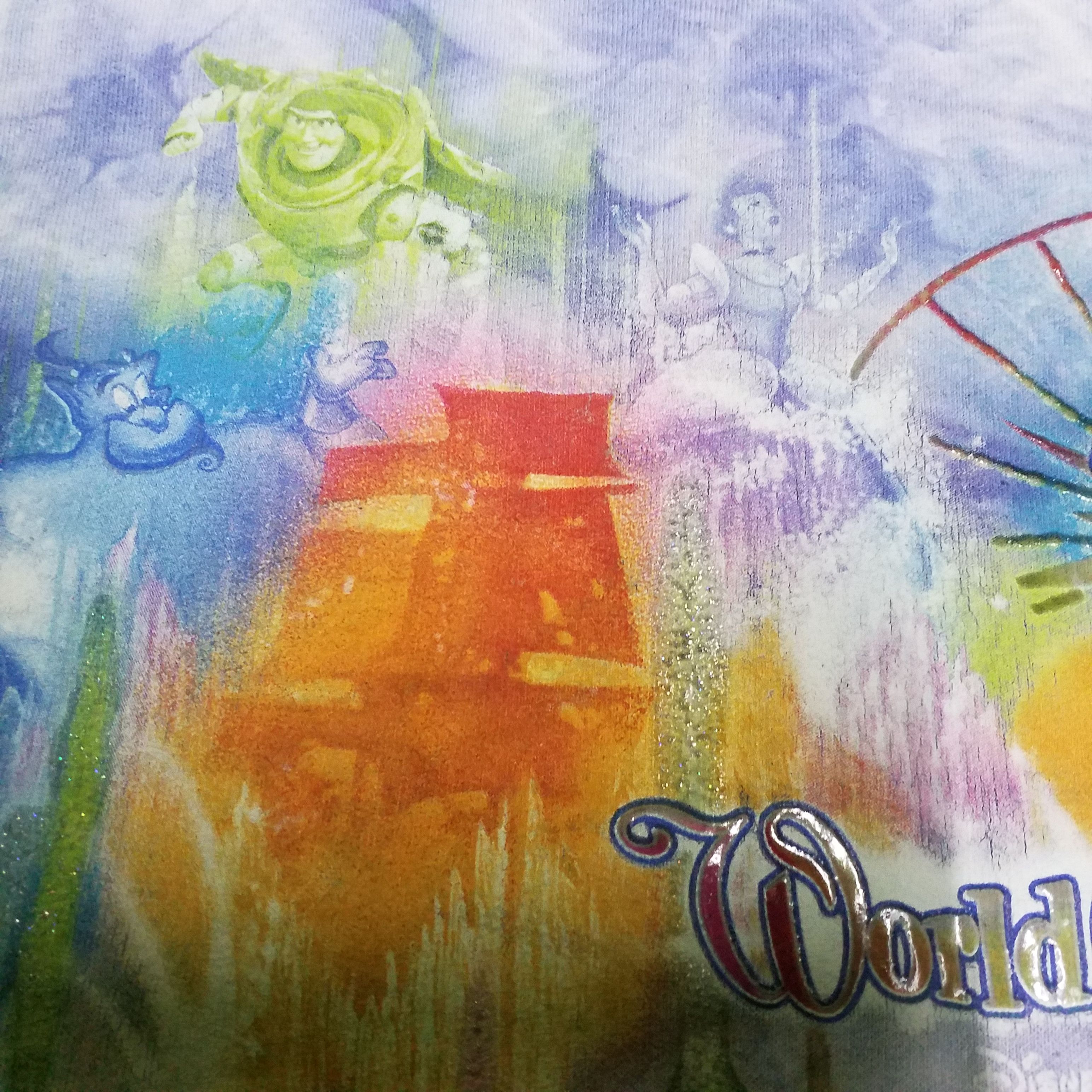image of Hoodie World Color Disney California Adventure Uniq Tie Dye, Men's (Size Large)