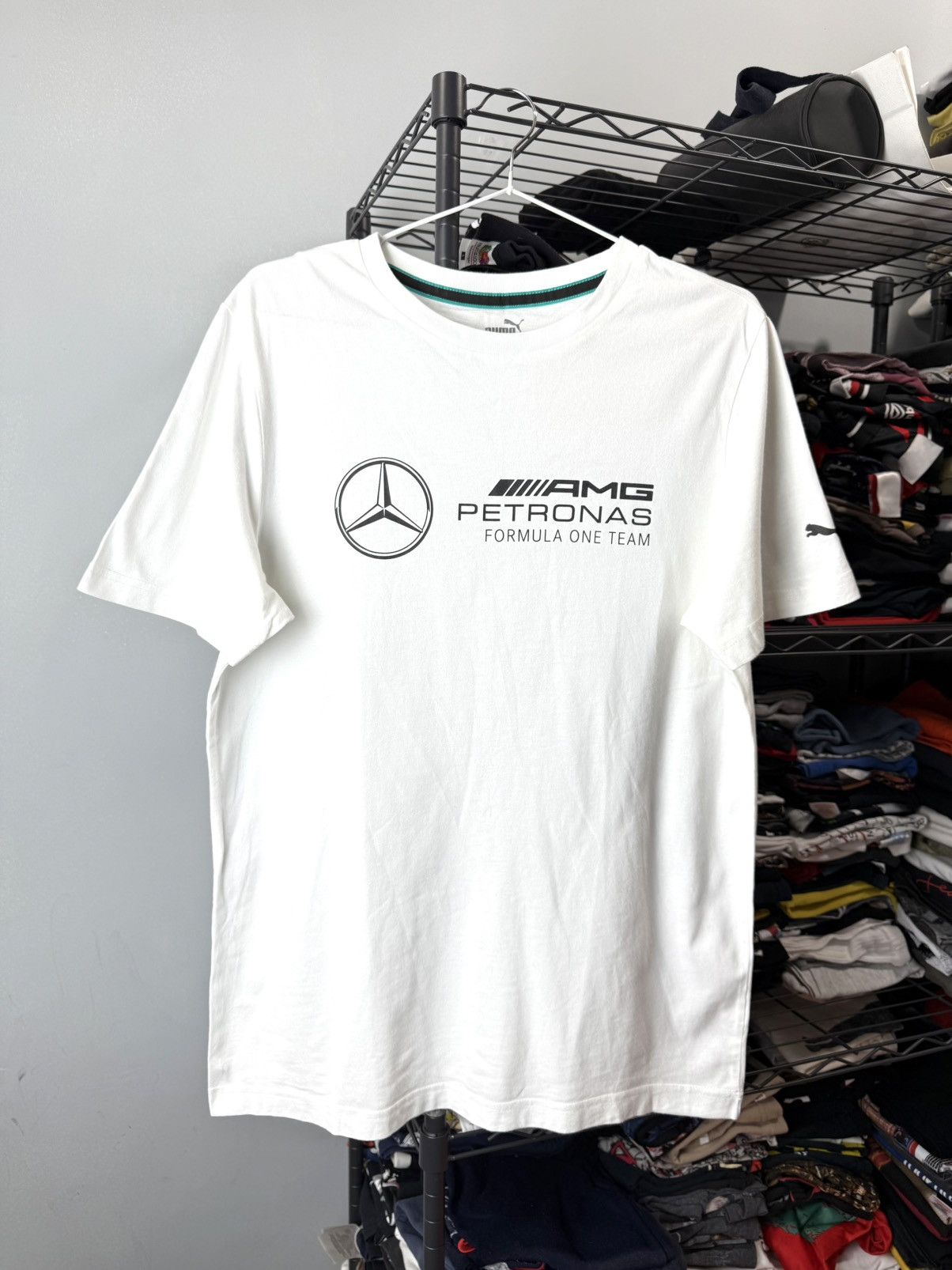 Puma Vintage Puma Mercedes Benz Amg Racing T Shirt Size US M / EU 48-50 / 2 - 1 Thumbnail