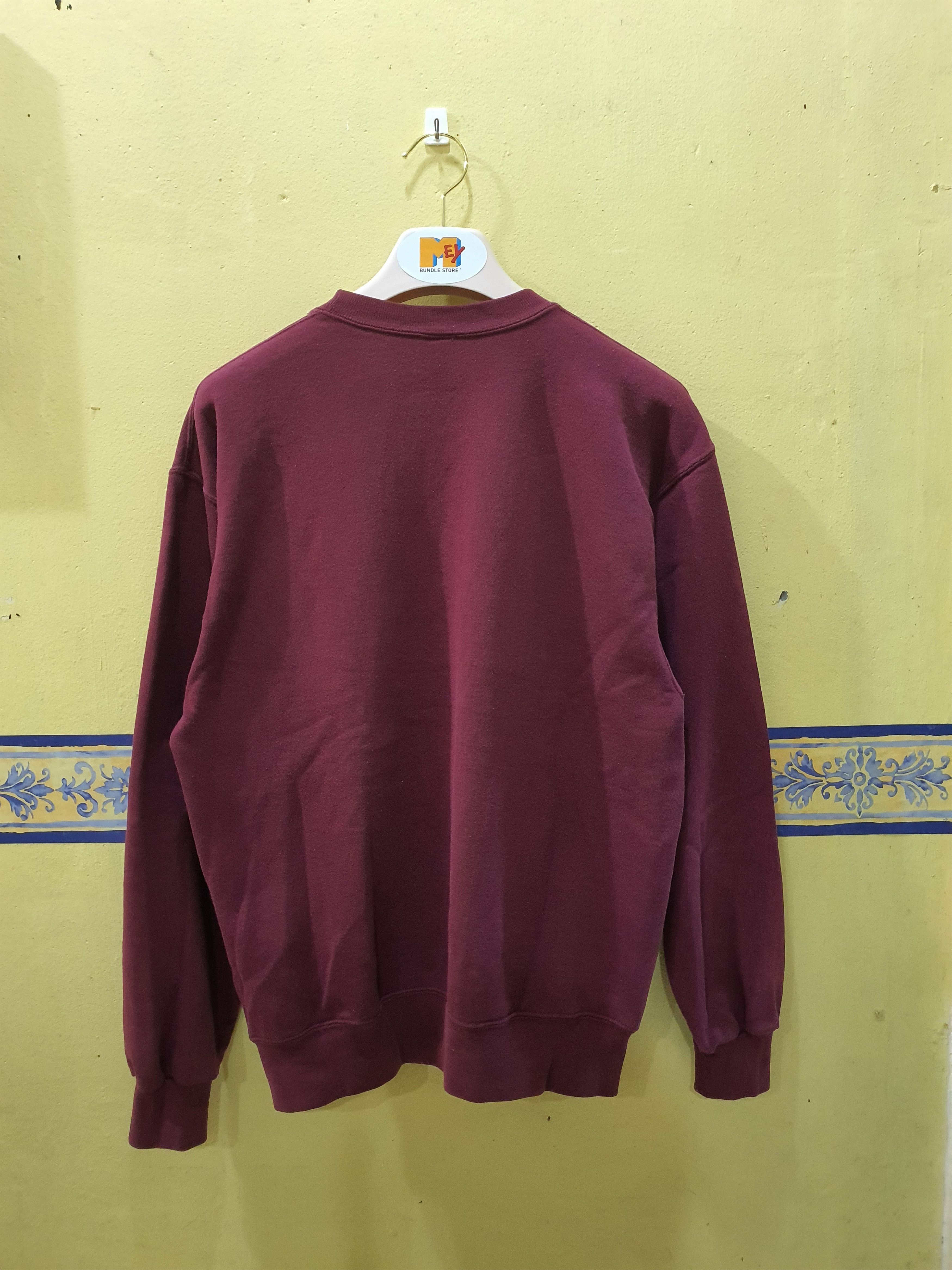 Soffe Vintage Soffe plain burgundy crewneck sweatshirt Size US M / EU 48-50 / 2 - 10 Thumbnail