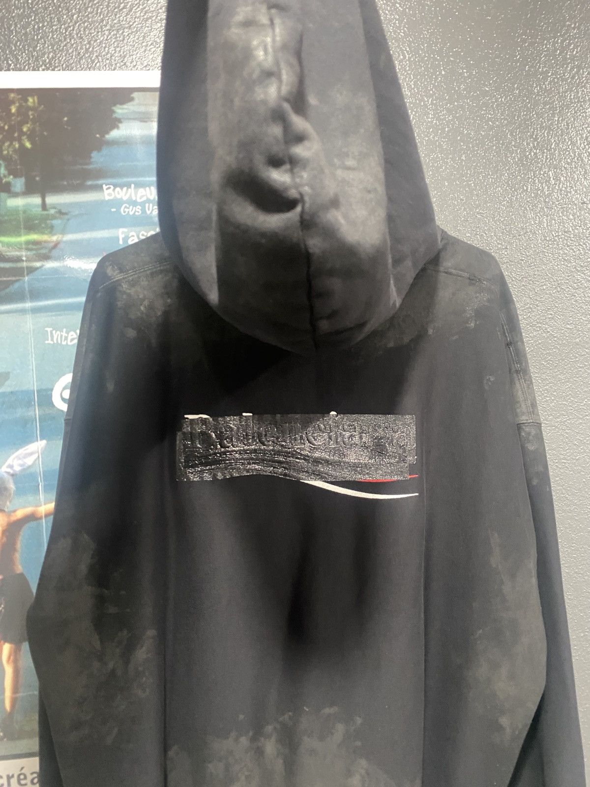 Balenciaga Winter 22 Destroyed Small Fit Gaffer Zip Hoodie NWT (XXL) Size US XXL / EU 58 / 5 - 3 Thumbnail