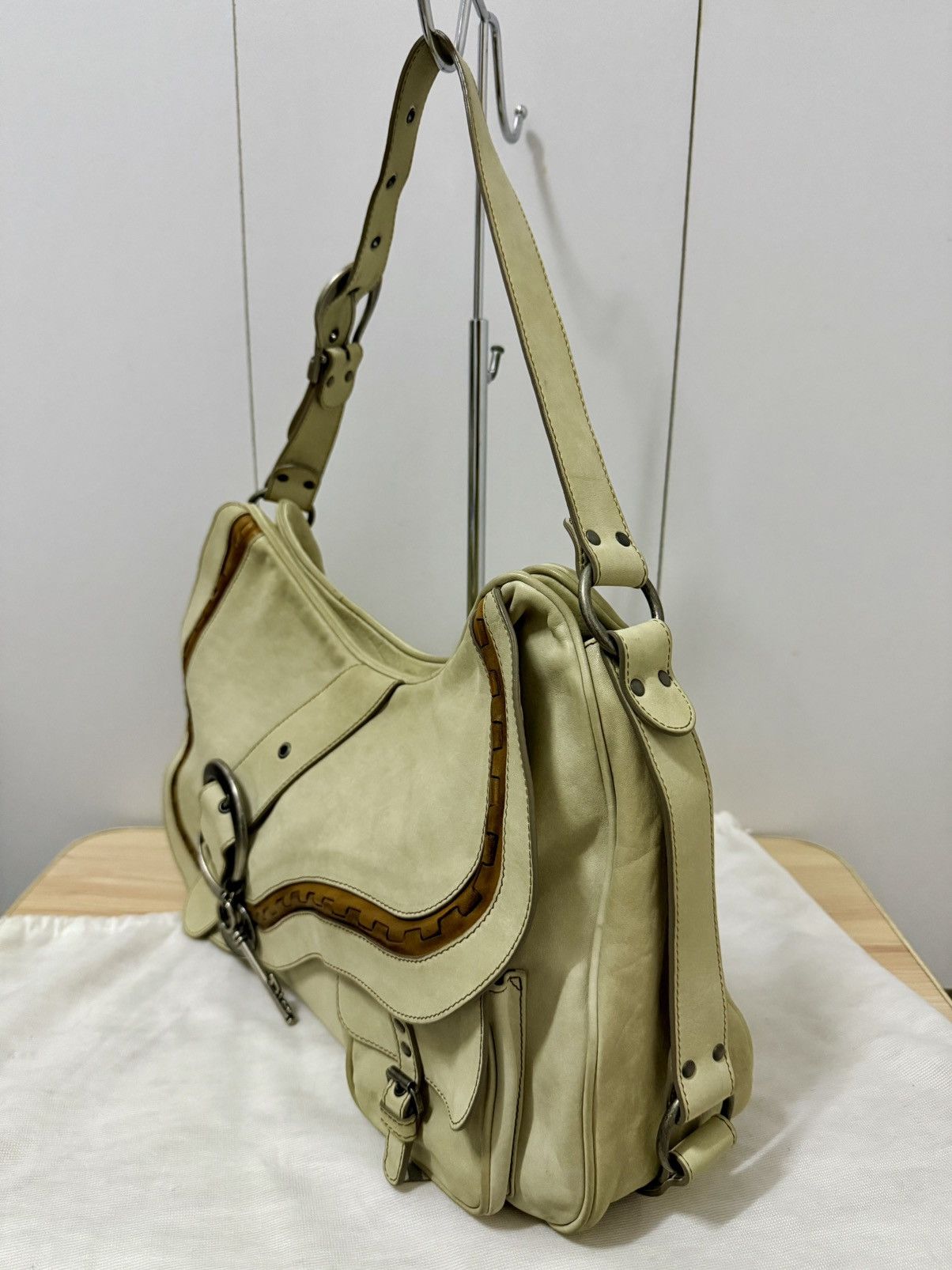 Dior 2007 Christian Dior gaucho Saddle bag John Galiano Size ONE SIZE - 6 Thumbnail