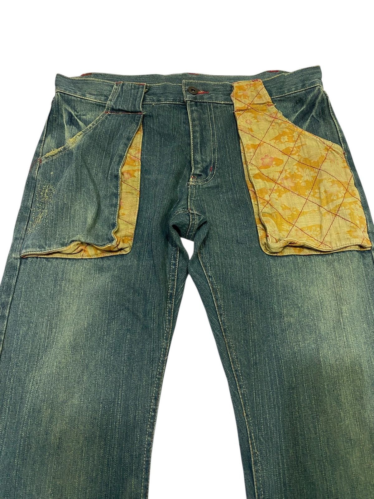 Kapital Japanese brand X Gumu International flare jeans Size US 34 / EU 50 - 15 Thumbnail