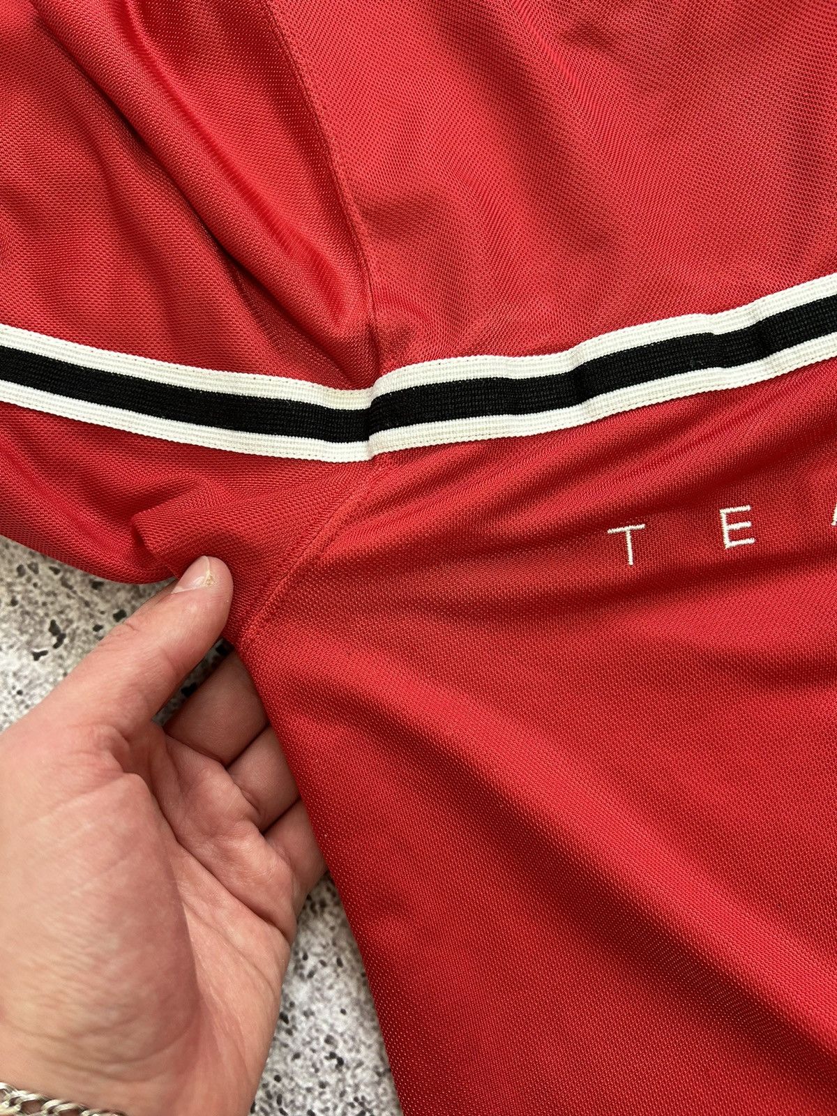 Nike × Vintage Vintage Nike Polo T-Shirt Team Town Logo Big 00s Size US S / EU 44-46 / 1 - 17 Thumbnail