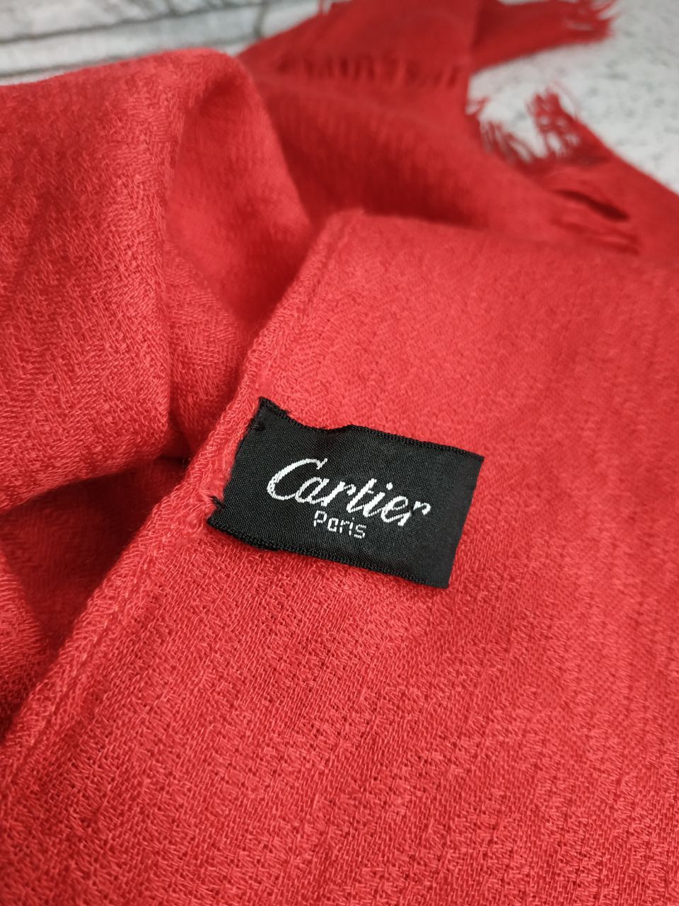 Cartier Cartier Paris Cashmere Silk Scarf Size ONE SIZE - 9 Thumbnail