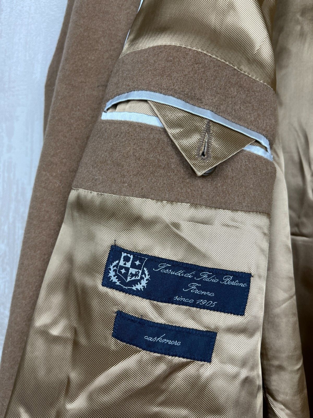 Aldo ALDO COLITTI Tessuti di Fabio Bertone Wool Cashmere Coat Size US XL / EU 56 / 4 - 14 Thumbnail