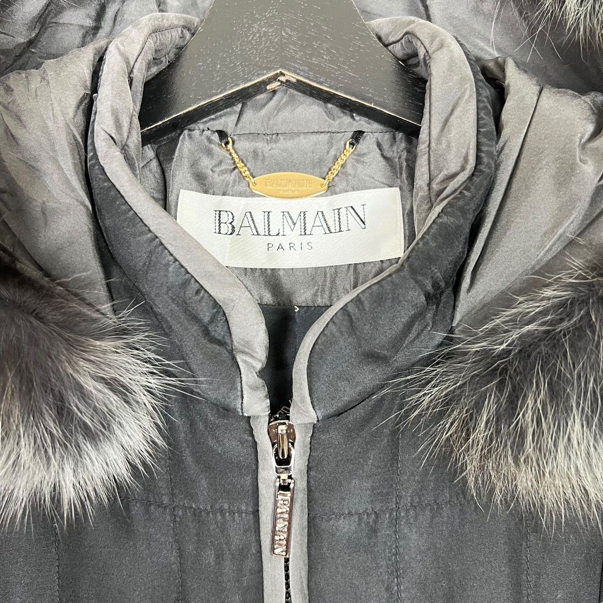 Balmain Balmain Paris Detachable Furs Hoodie Jacket Size M / US 6-8 / IT 42-44 - 5 Thumbnail