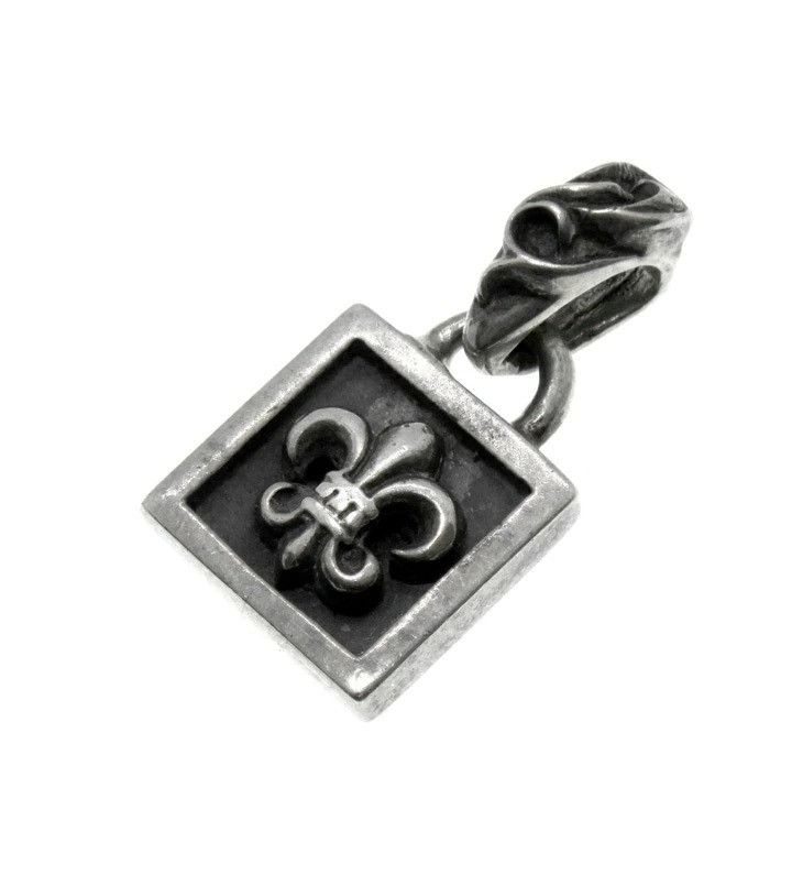Chrome Hearts OFFER OK🔥CHROME HEARTS FRAMED FLEUR PENDANT silver Size ONE SIZE - 1 Thumbnail