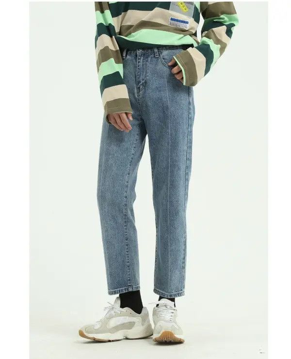 Japanese Brand VIBE High waist slim fit straight leg jeans Size US 31 - 3 Thumbnail