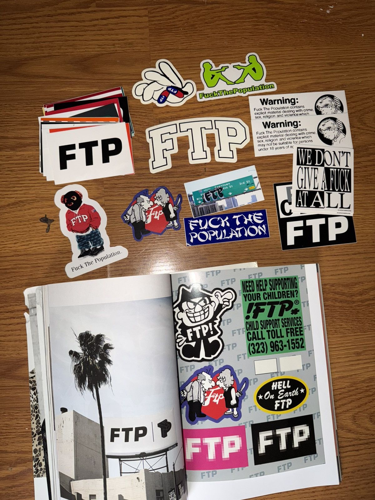 Fuck The Population FTP STICKER LOT Size ONE SIZE - 2 Thumbnail