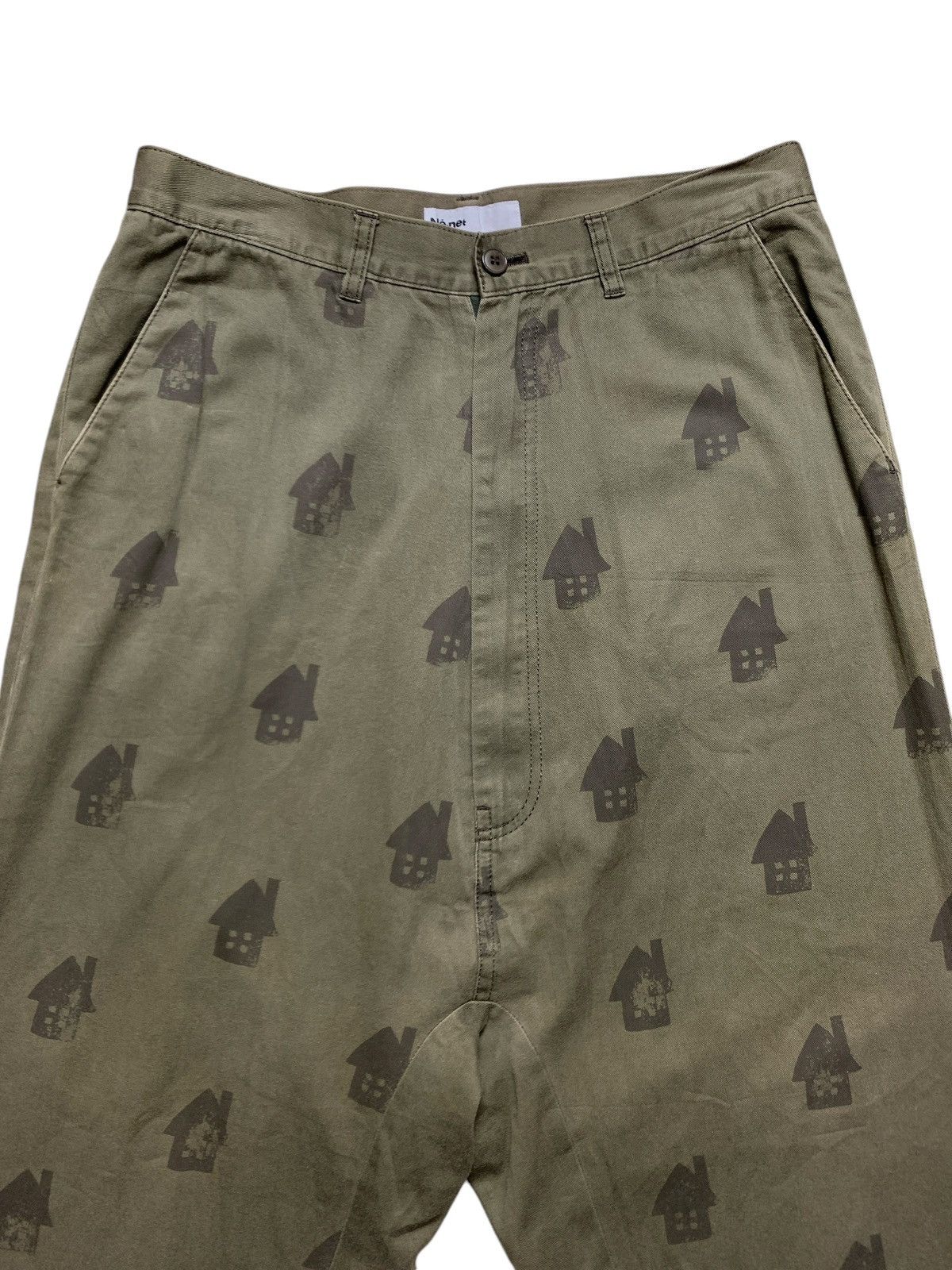 Issey Miyake Issey Miyake Ne-Net Military Drop Crotch Pants Size US 30 / EU 46 - 2 Thumbnail
