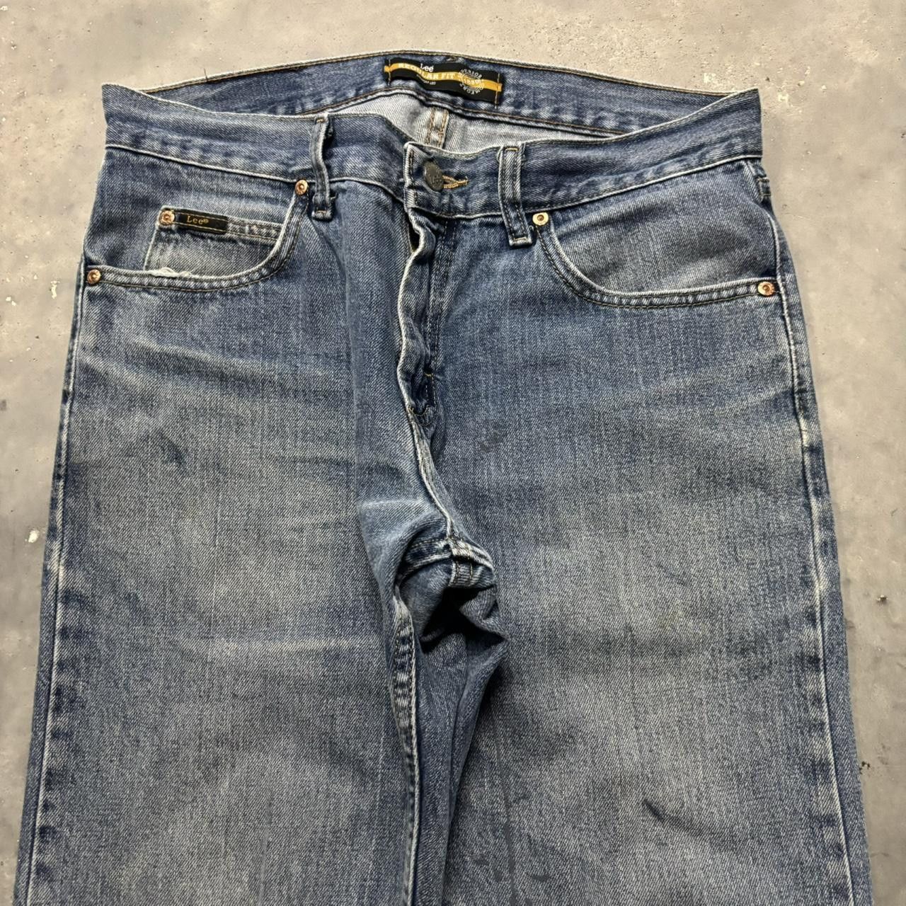 Japanese Brand × Vintage Crazy Vintage Y2K/2000s Grunge Medium Wash Denim Jeans! Size US 31 - 5 Thumbnail