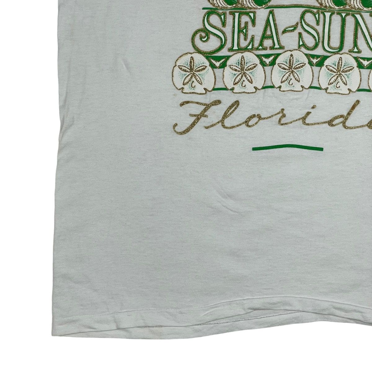 Designer Vintage 1992 Wilbur Sea Sun Florida Tee Size US L / EU 52-54 / 3 - 5 Thumbnail