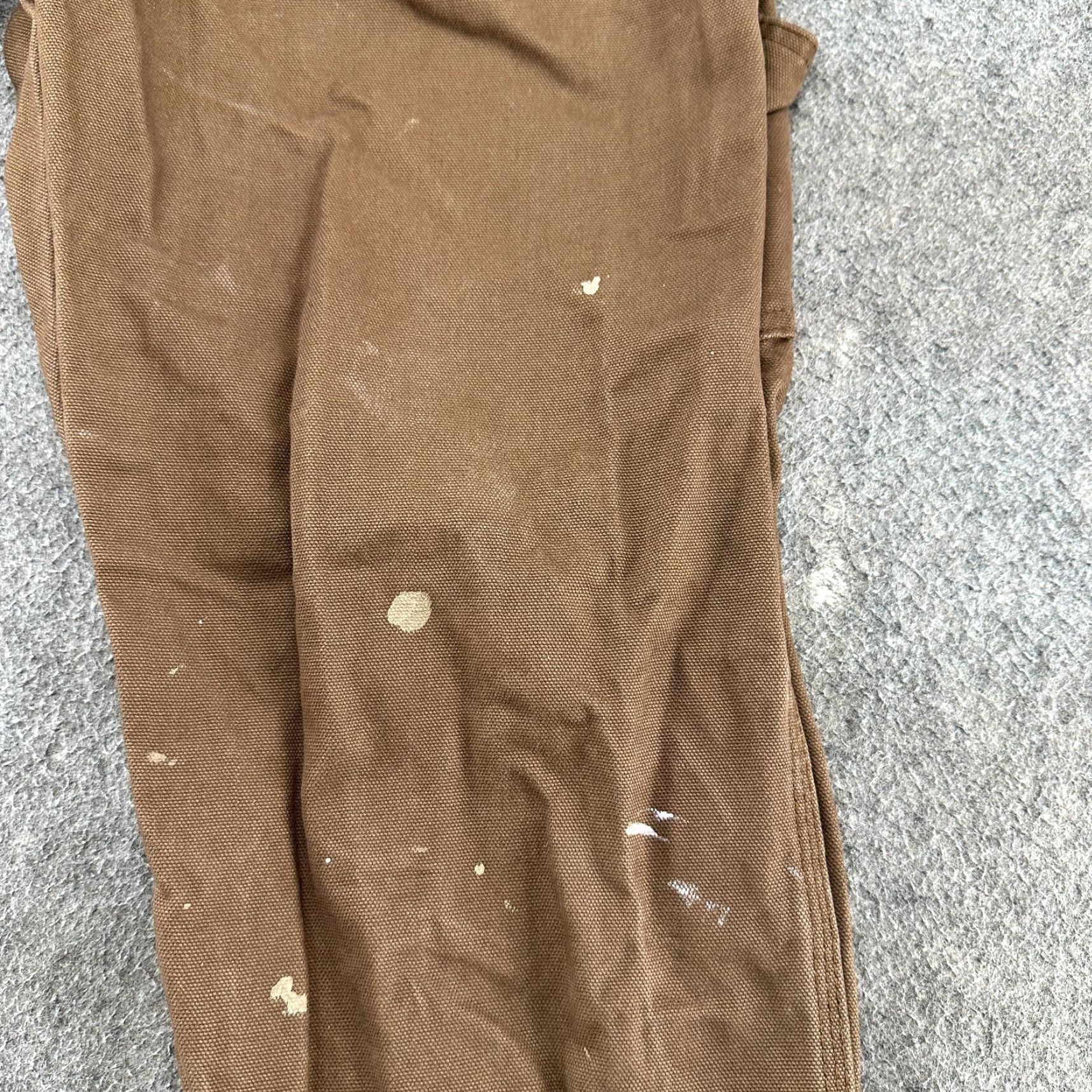 Dickies Dickies Pants Mens 34x32 Brown Carpenter Regular Fit Straight Canvas Workwear Size US 34 / EU 50 - 5 Thumbnail