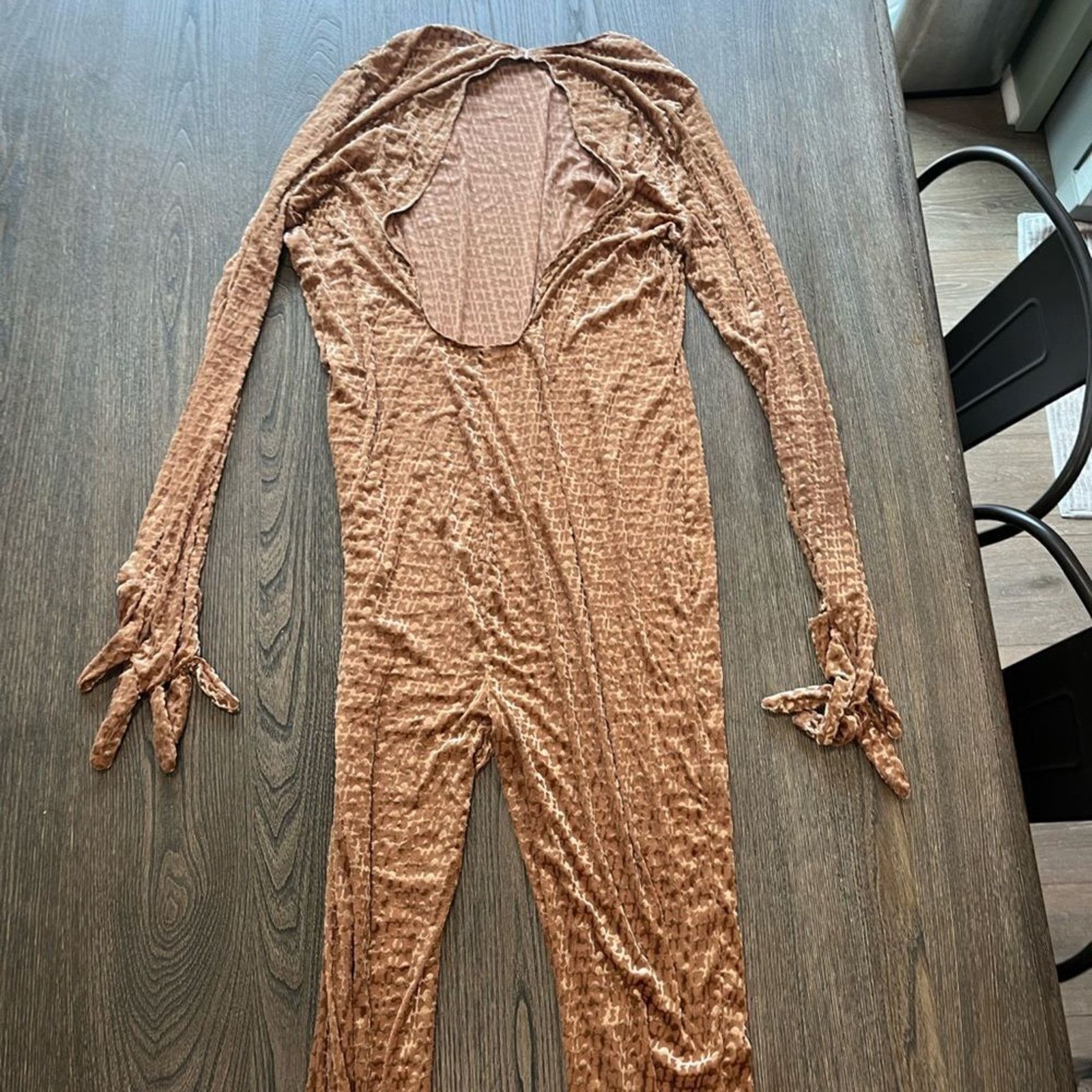 SKIMS NWT Skims Velvet Stirrup Catsuit Logo One-piece Jumpsuit 4X Size 42" / US 20 - 7 Thumbnail