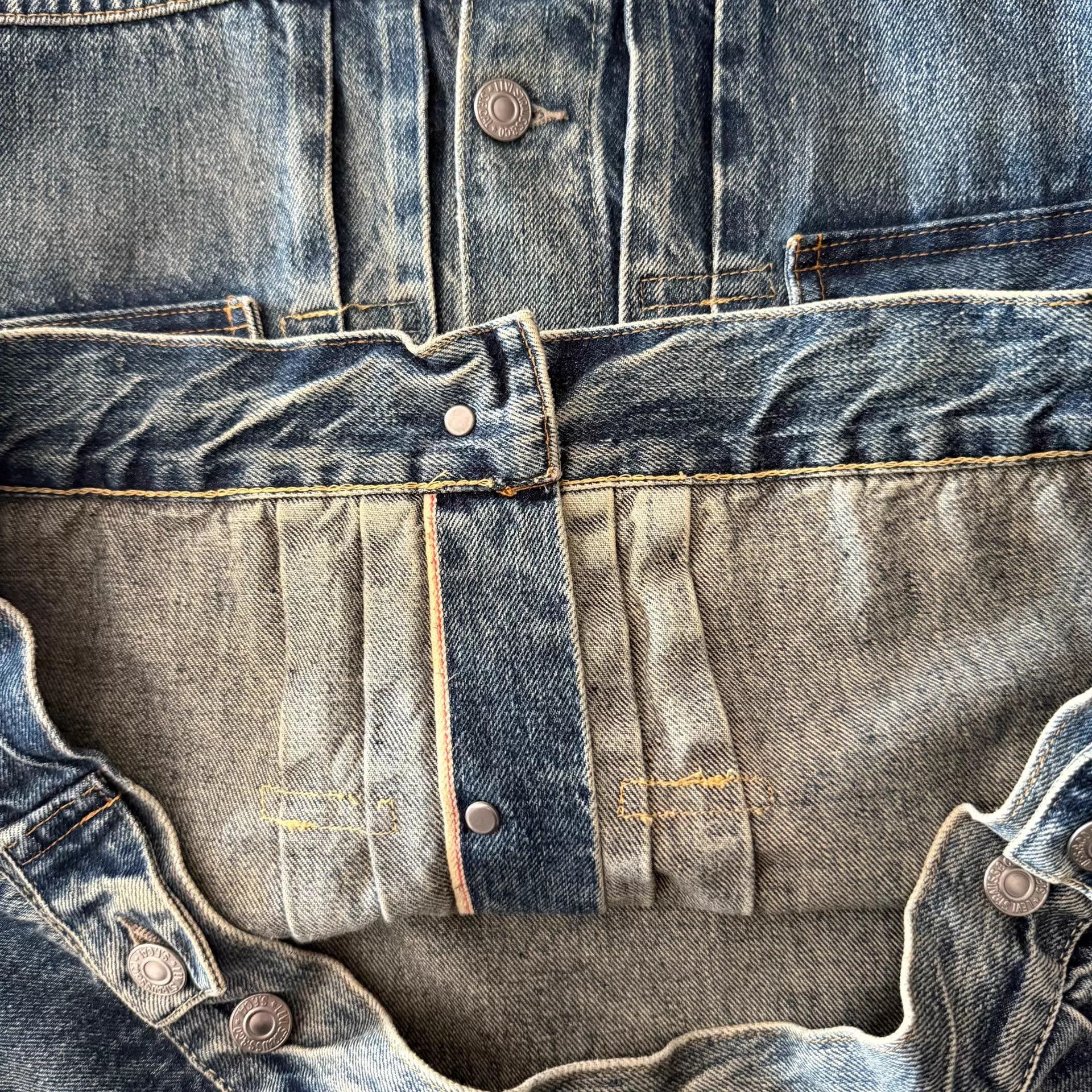 Levi's Levi's LVC Type2 507xx Denim Jacket Washed Distressed M Size US M / EU 48-50 / 2 - 7 Thumbnail