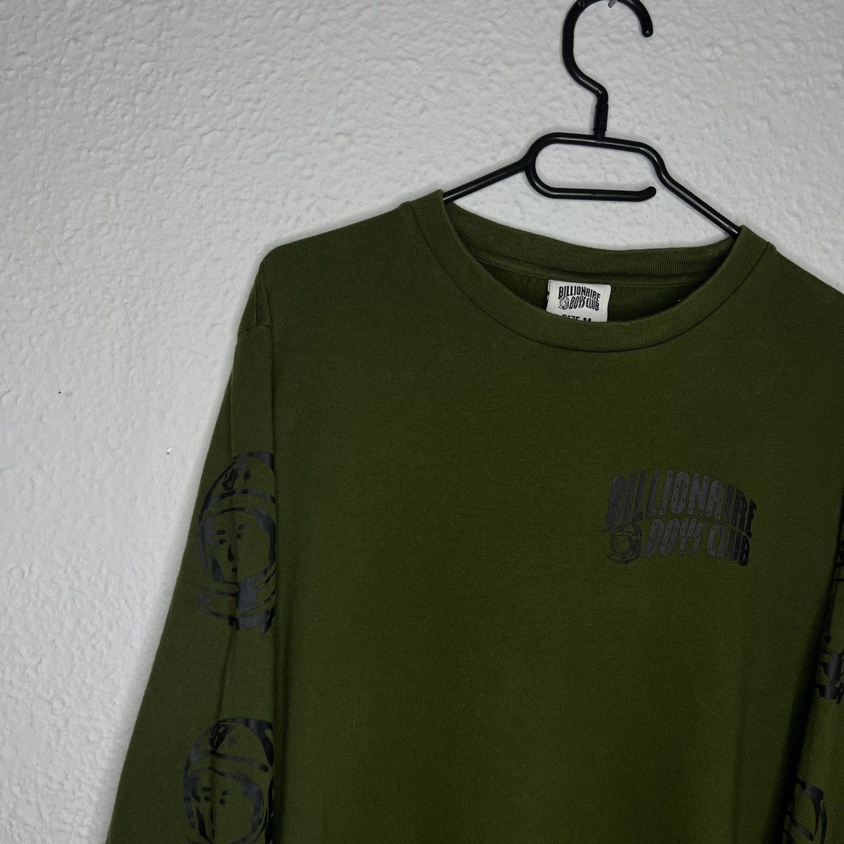 Billionaire Boys Club × Japanese Brand Billionaire Boys Club Longsleeve Green Logo Black Drill Y2K Size US M / EU 48-50 / 2 - 3 Thumbnail