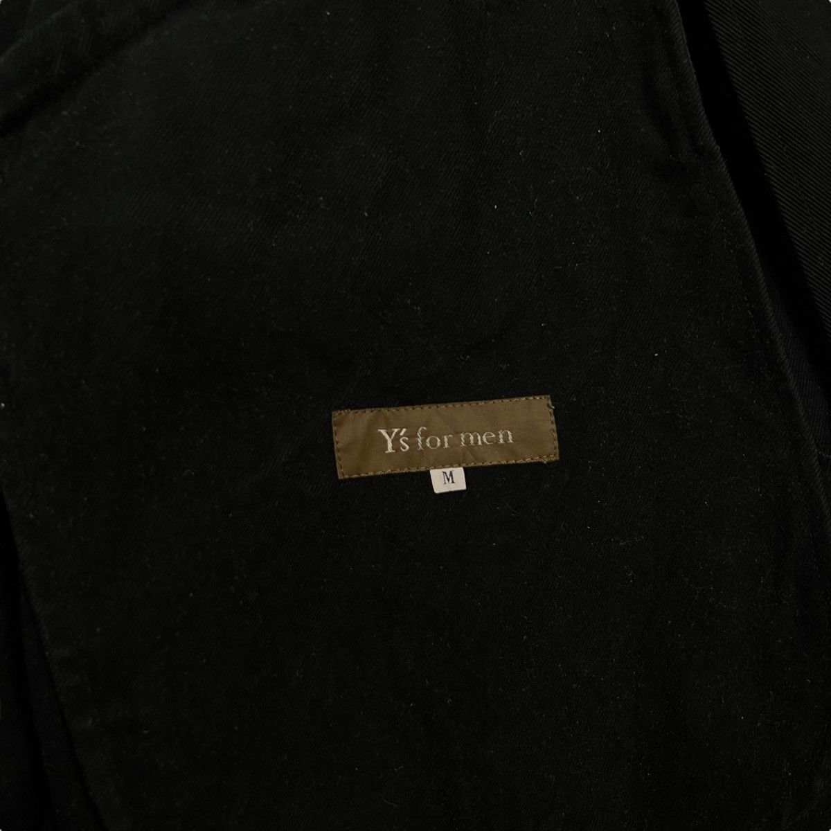 Yohji Yamamoto 🔥RICH BLACK - FLY COATS HERRINGBONE LONG JACKETS Size US M / EU 48-50 / 2 - 14 Thumbnail