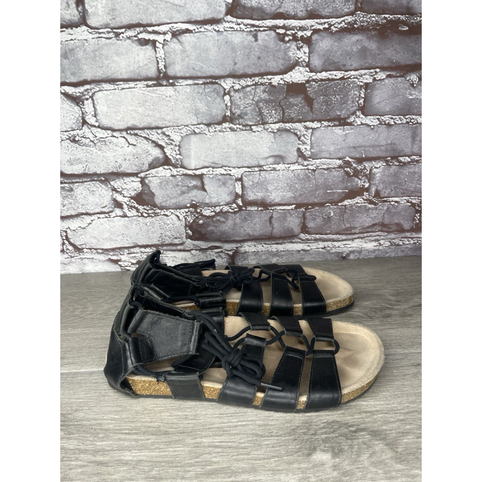 Loeffler Randall Loeffler Randall Black Leather Pascal Gladiator Strappy Sand Size US 7.5 / IT 37.5 - 13 Thumbnail