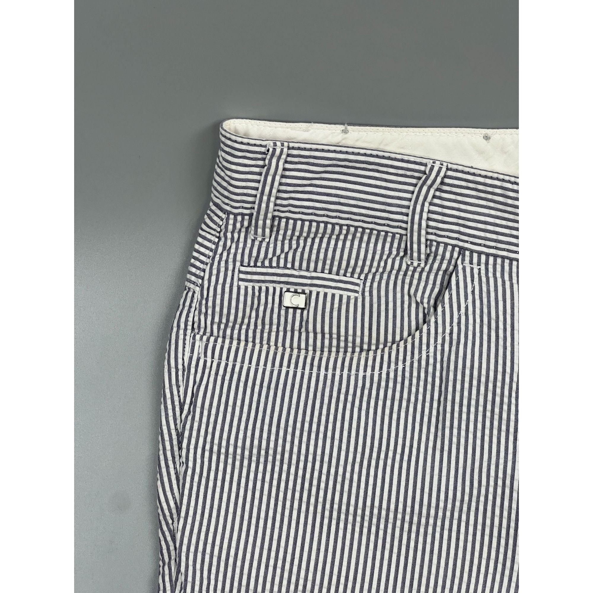 Cortigiani Cortigiani Cotton Striped Pants (Y1017) Size US 36 / EU 52 - 3 Thumbnail