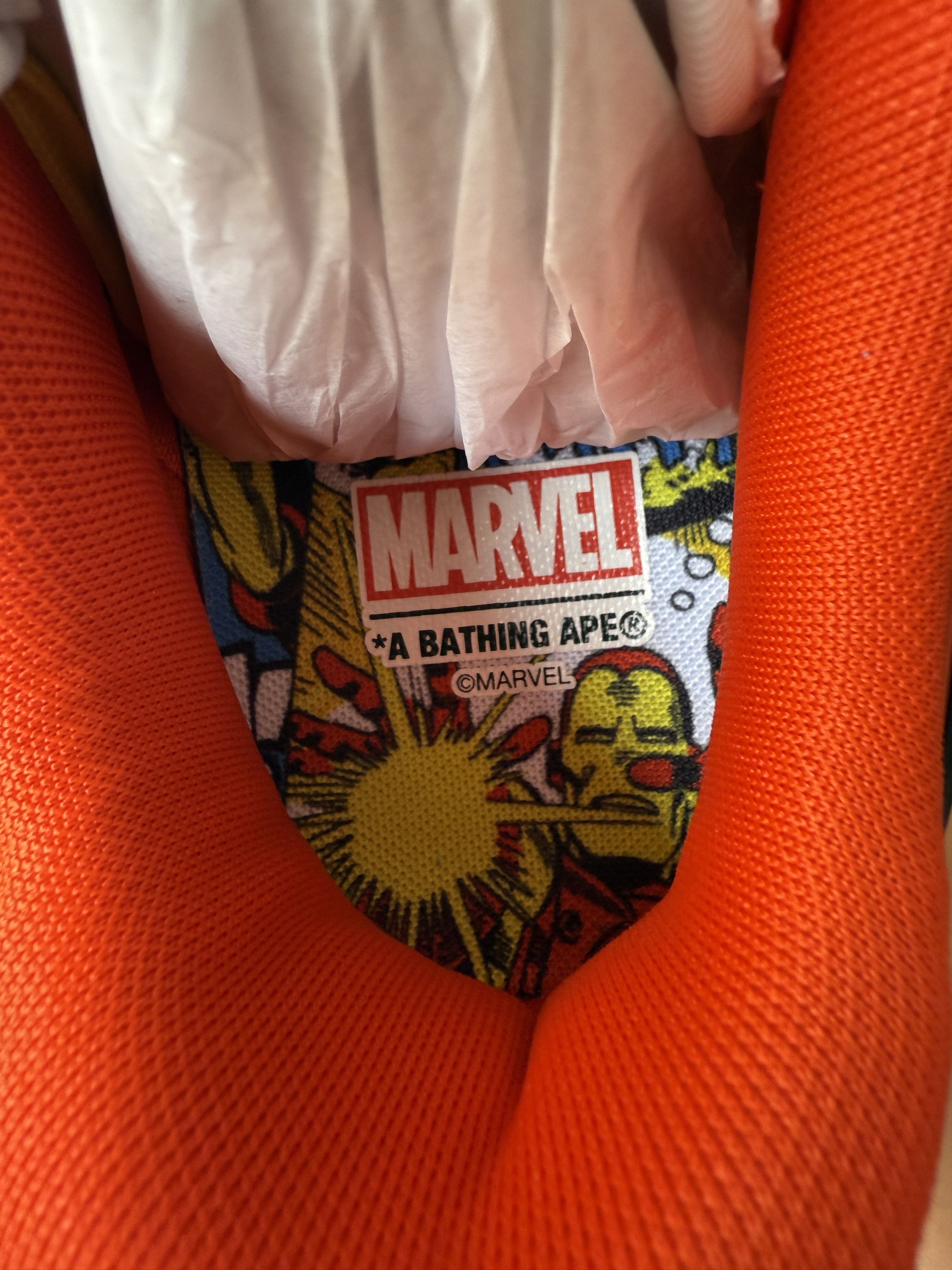 Bape MARVEL BAPE STA IRON MAN Size US 7 / EU 40 - 10 Thumbnail