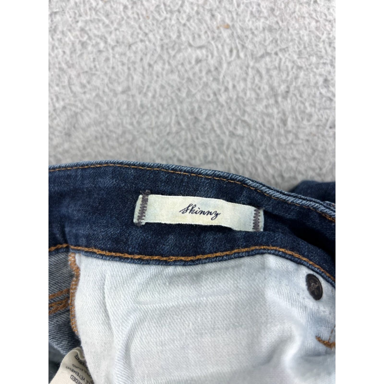 Ralph Lauren Ralph Lauren Jeans Womens 27 Blue Denim Skinny Low Rise Dark Wash Cotton Size 27" / US 4 / IT 40 - 4 Thumbnail