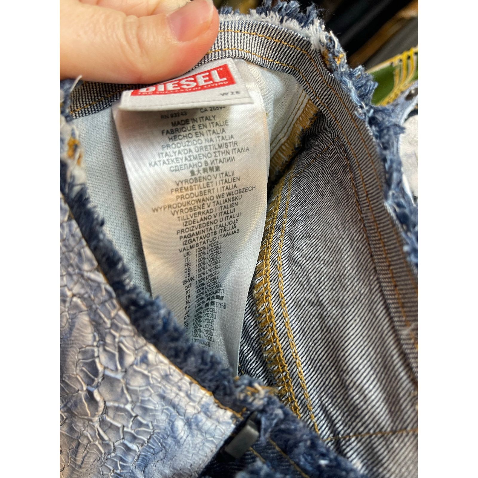 Diesel Diesel De- Pago Denim Skirt NWT size: 26 Size 26" / US 2 / IT 38 - 11 Thumbnail
