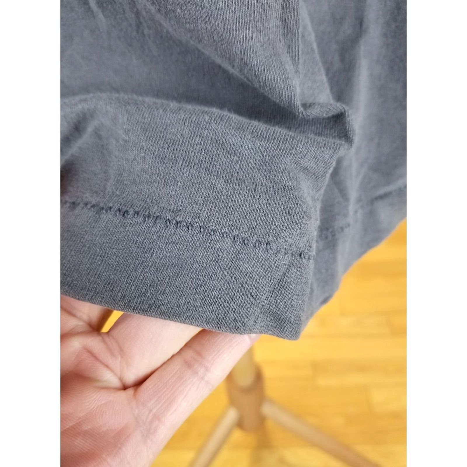 Asics VINTAGE Basics Long Sleeve T-Shirt XL Black Grunge 90's Edition Size US XL / EU 56 / 4 - 4 Thumbnail