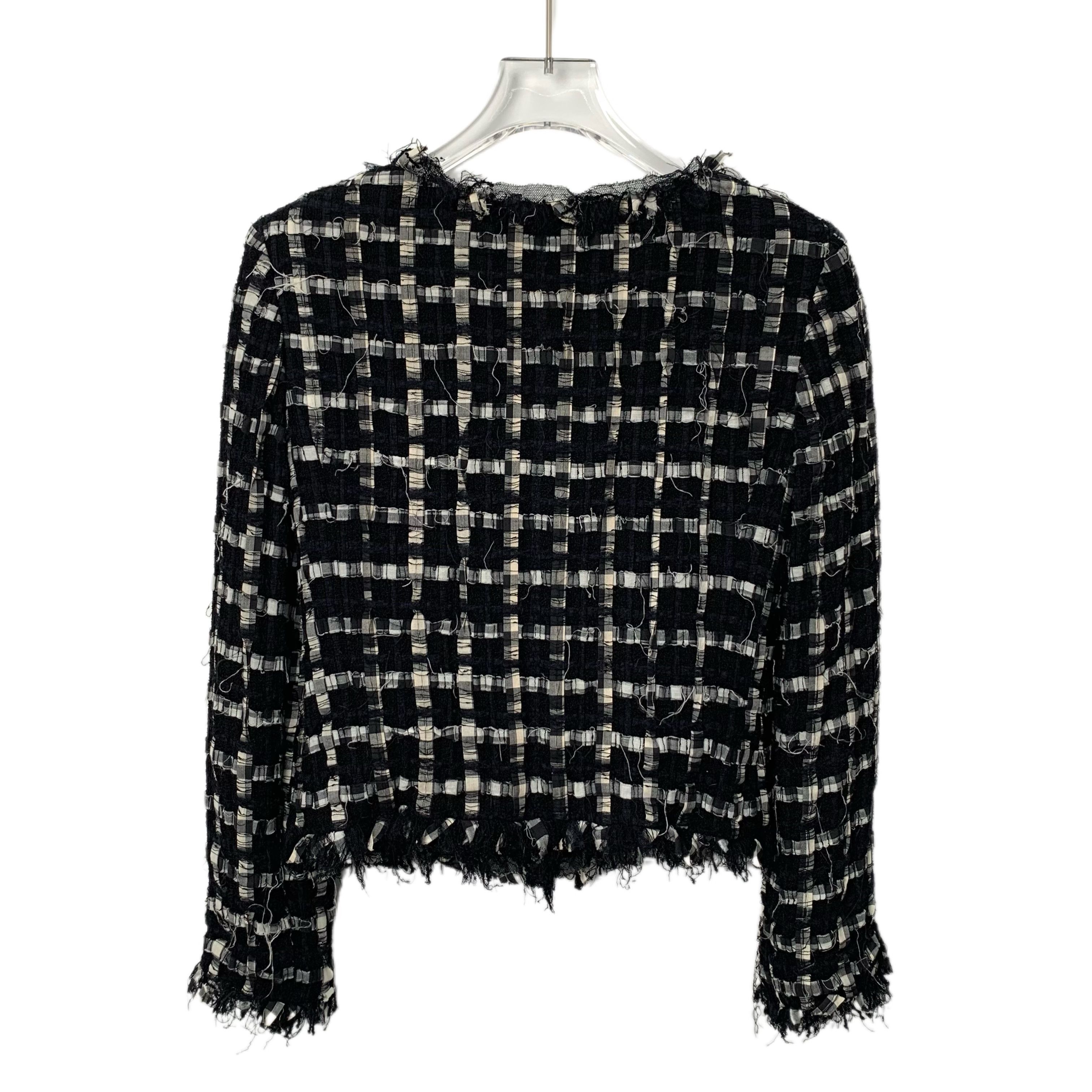 Chanel Chanel Jacket – Black Tweed Bow-Trim (Size XS) Size XS / US 0-2 / IT 36-38 - 7 Thumbnail