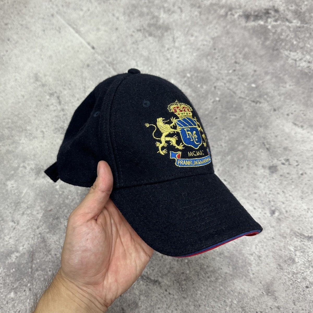 Franklin & Marshall Vintage 00s Franklin Marshall Wool cap y2k Embroidered logo Size ONE SIZE - 1 Thumbnail