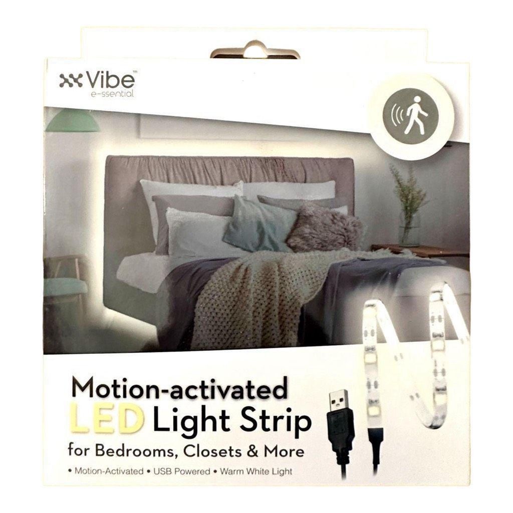Other Motion Activated White LED Light Strip Peel Off Adhesive 1 M Size ONE SIZE - 1 Thumbnail