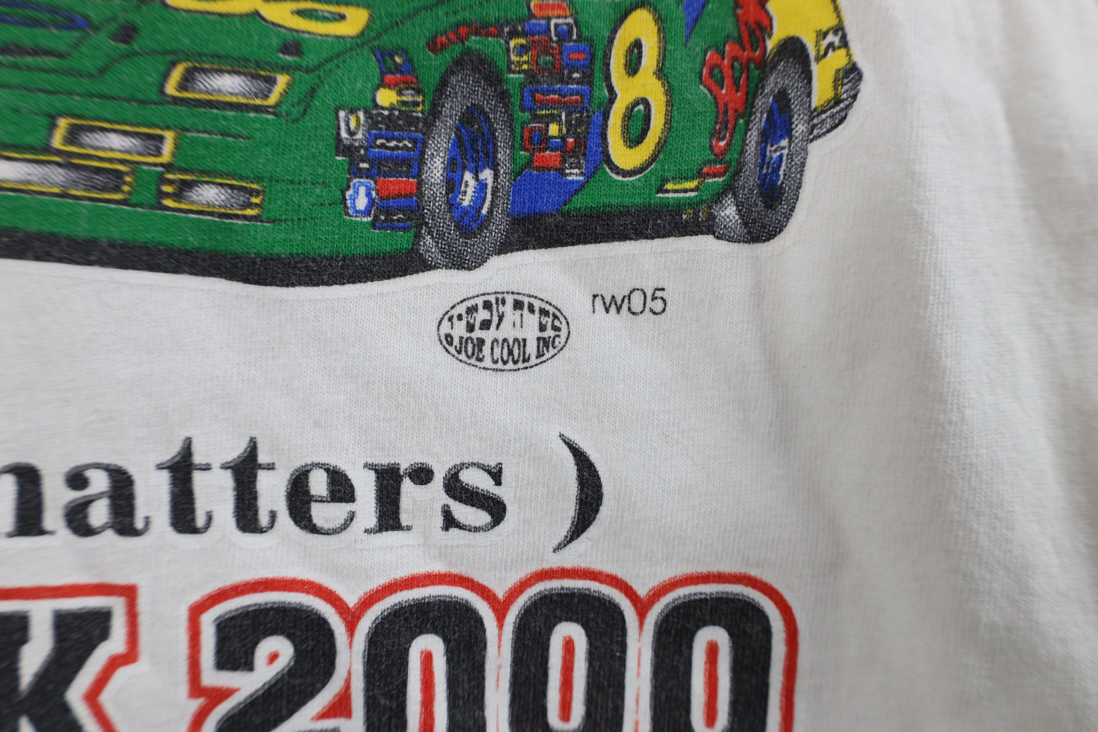 Vintage Vintage Y2K 2000 500 Nascar Racing Short Sleeve T-Shirt Size US XXL / EU 58 / 5 - 5 Thumbnail