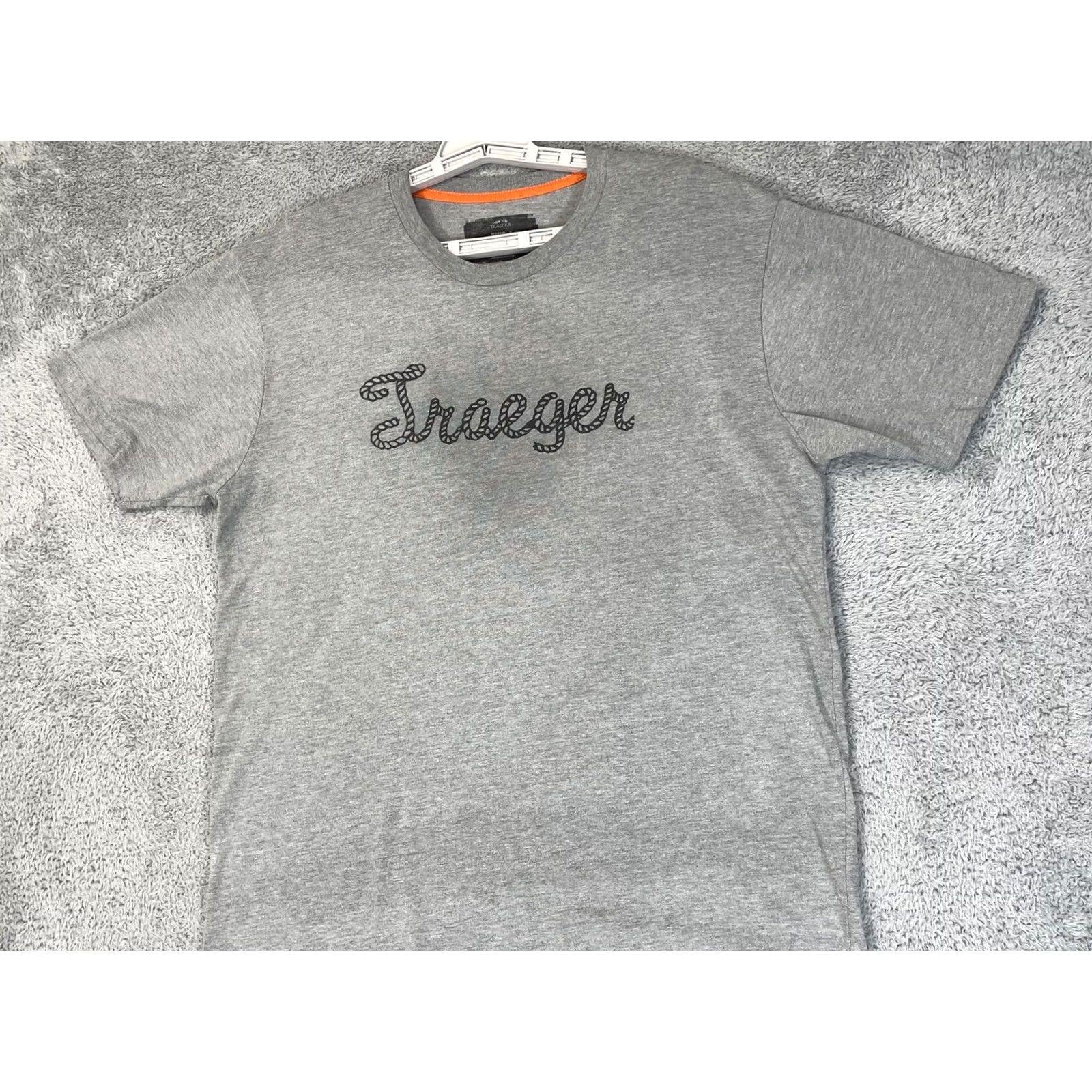 Roper Traeger Shirt Mens L Gray Rope Script Logo Graphic Tee Grill BBQ T-Shirt Size US L / EU 52-54 / 3 - 5 Thumbnail