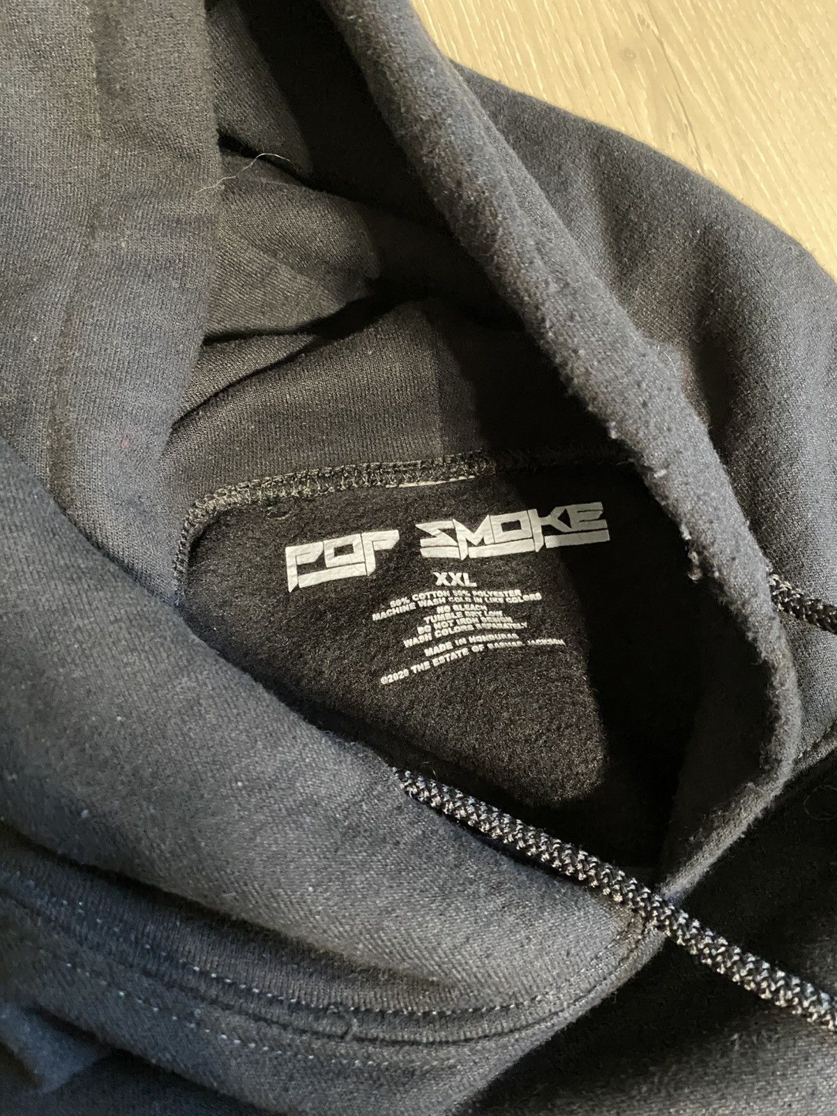Vintage Pop Smoke Hoodie Size US XXL / EU 58 / 5 - 6 Thumbnail