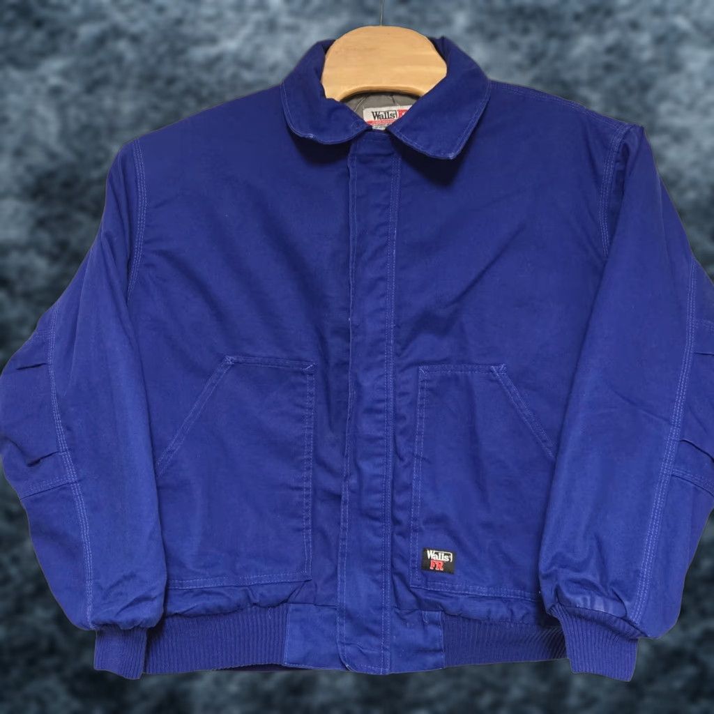 Walls VINTAGE Walls Jacket Bomber Blue XL Men Size US XL / EU 56 / 4 - 1 Thumbnail