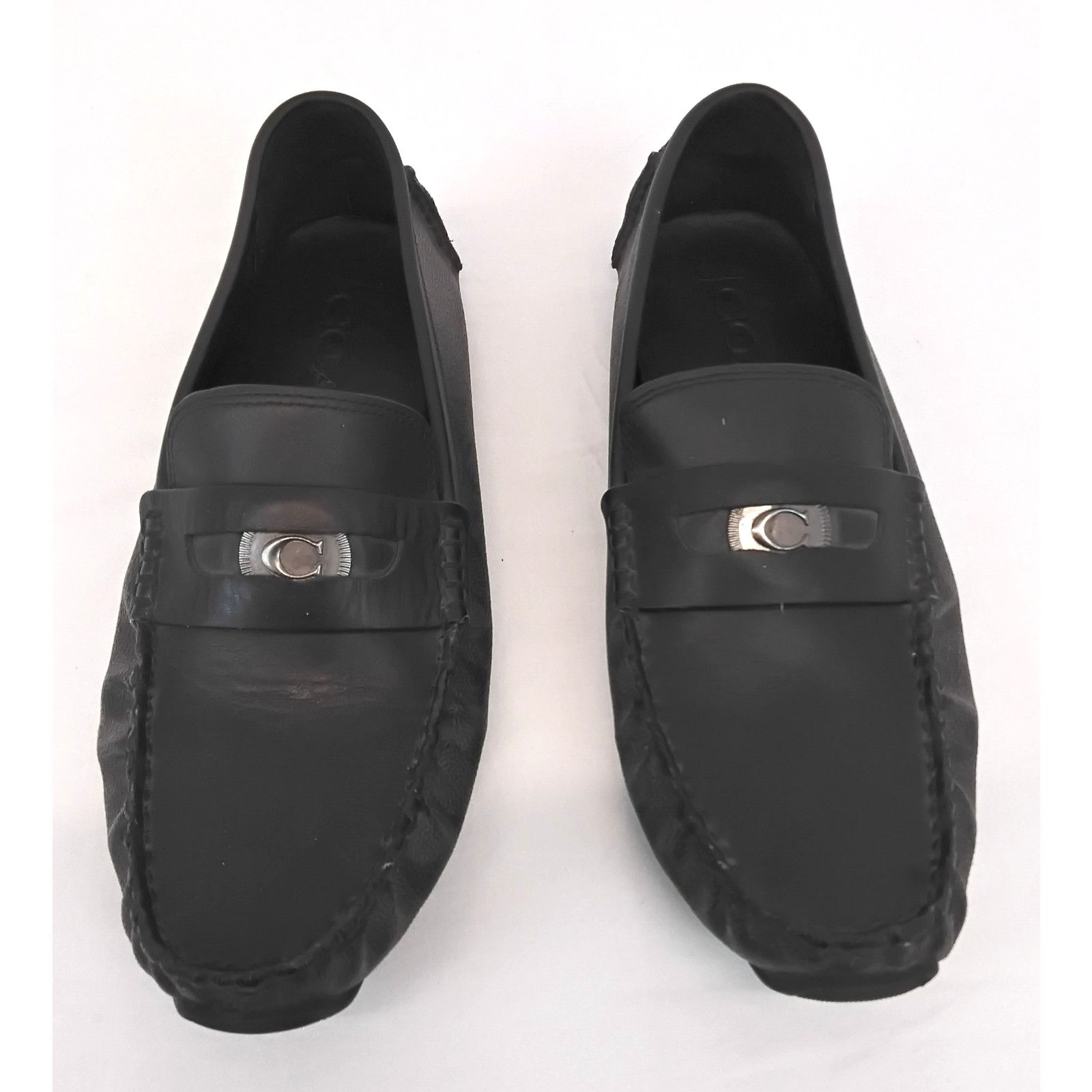 Coach Coach Leather Men's Loafers Black Size 8D Size US 8 / EU 41 - 2 Thumbnail