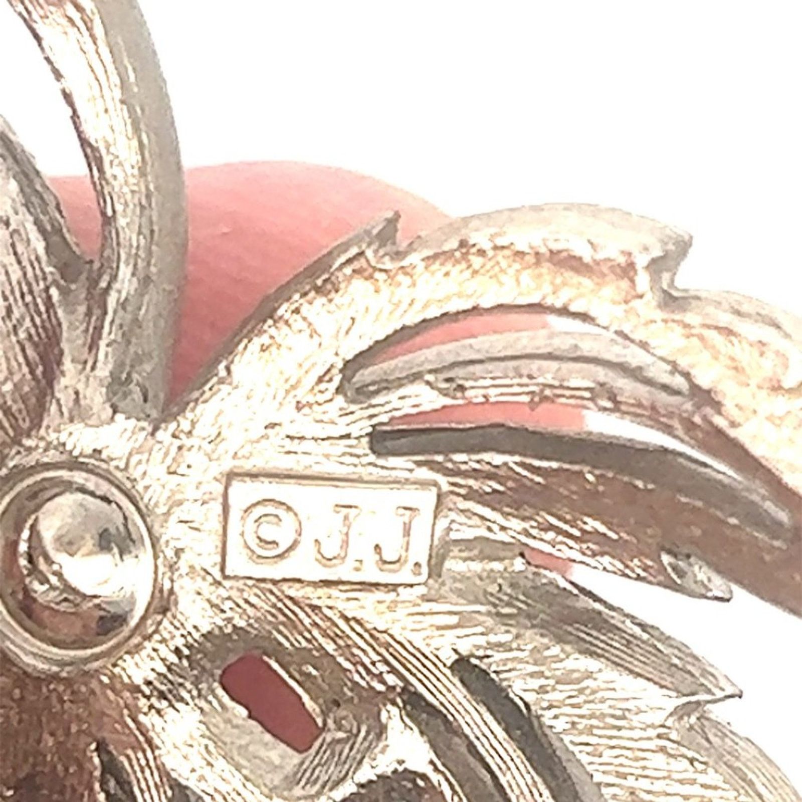 & Other Stories Vintage Signed JJ (Jonette Company) Silver Toned Leaf Brooch Size ONE SIZE - 3 Thumbnail