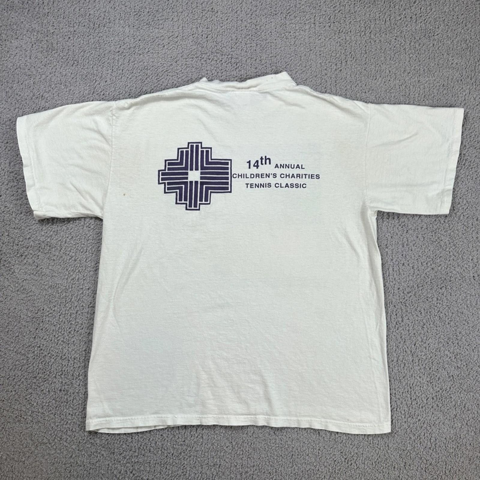 Other Vintage Wimbledon The Championships Tennis T Shirt Men XL Size US XL / EU 56 / 4 - 4 Thumbnail